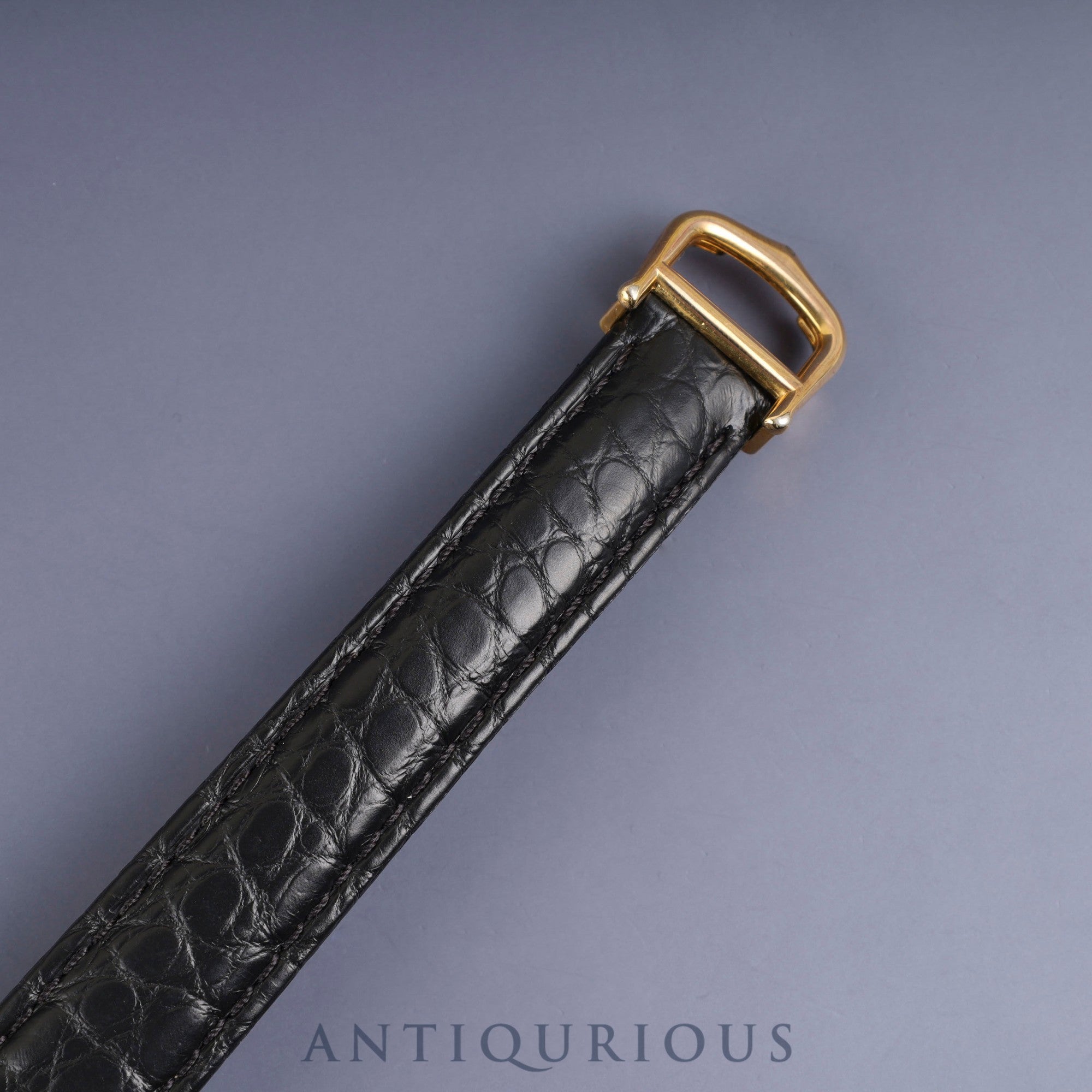 Cartier Must Vendôme VLC LM 590003 Quartz Caliber 90 SV925 Leather Strap with Genuine D-Clasp (GP) Arabic Dial Box and Booklet Overhauled