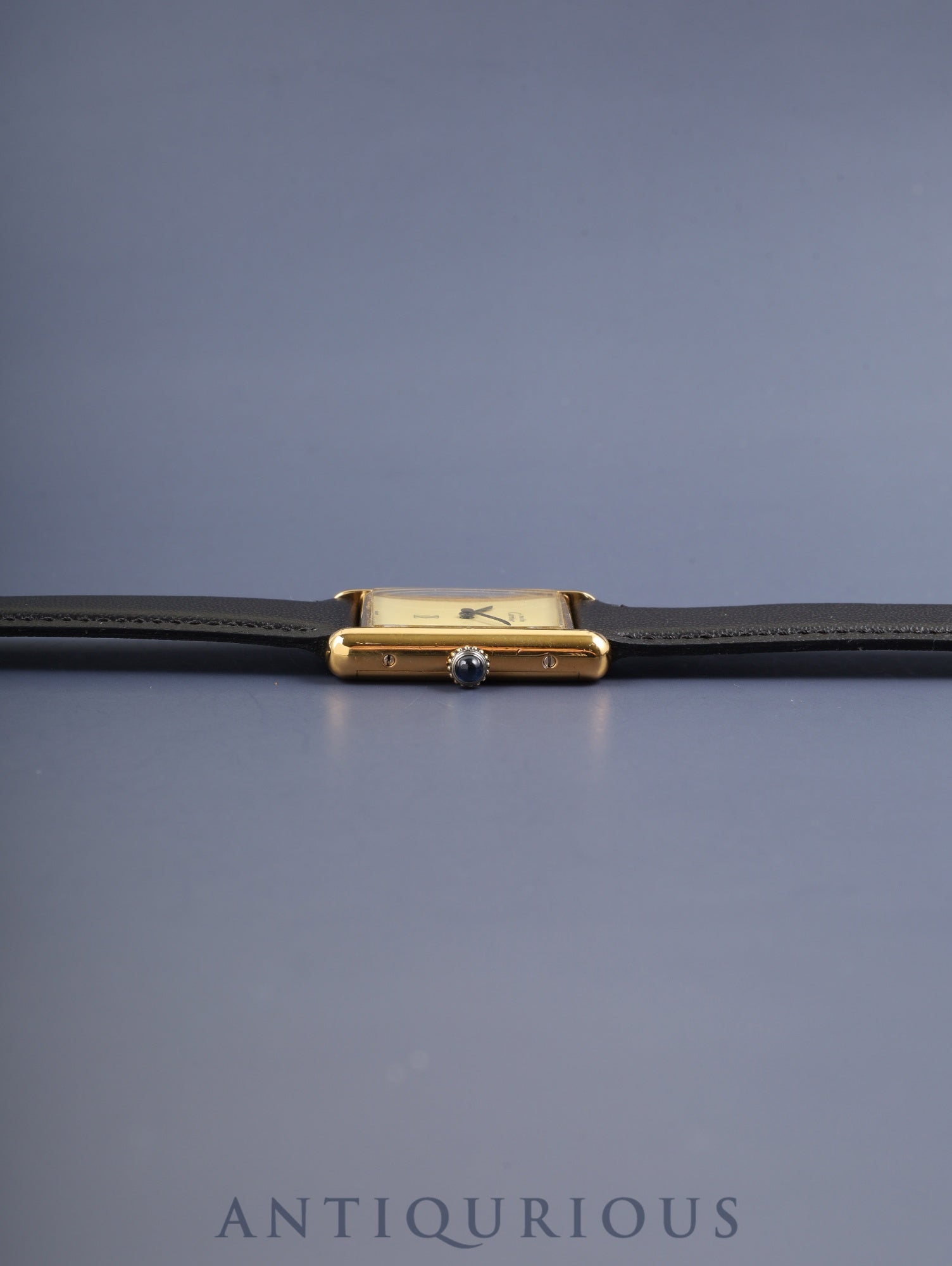 カルティエ マストタンク LM 手巻き Cal.78-1 SV925 革 純正尾錠(GP) アイボリー文字盤 1976年頃~1981年頃 オーバーホール済み