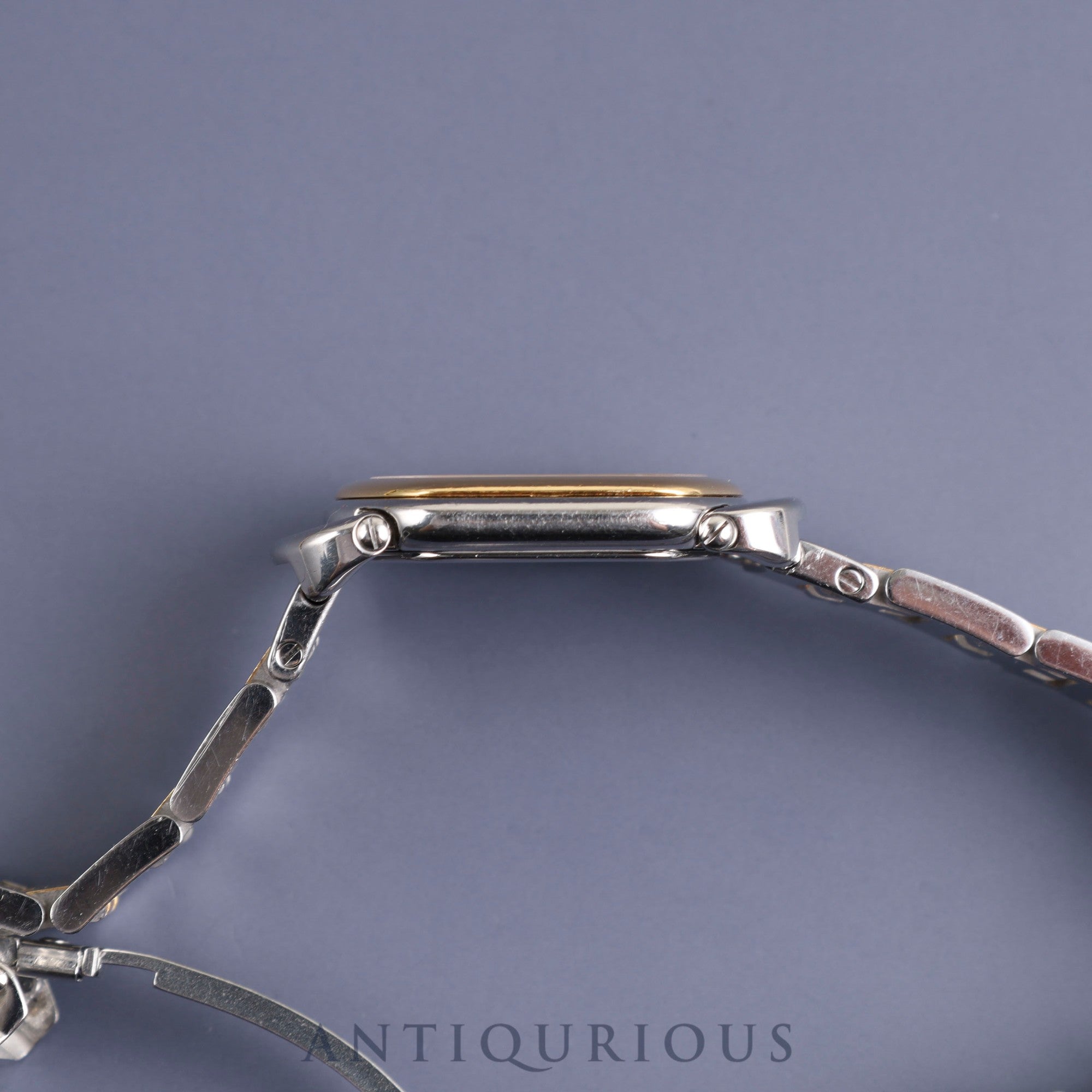 Hermes Rally RA1.220 Quartz Cal.976.001 SS/GP White Dial Overhauled