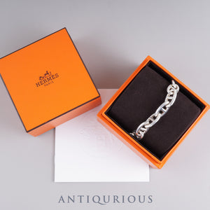 Hermes Bracelet Chaine d'Ancre GM SV925 13 links Box Warranty (2024) Booklet Card Cloth 23 years engraved