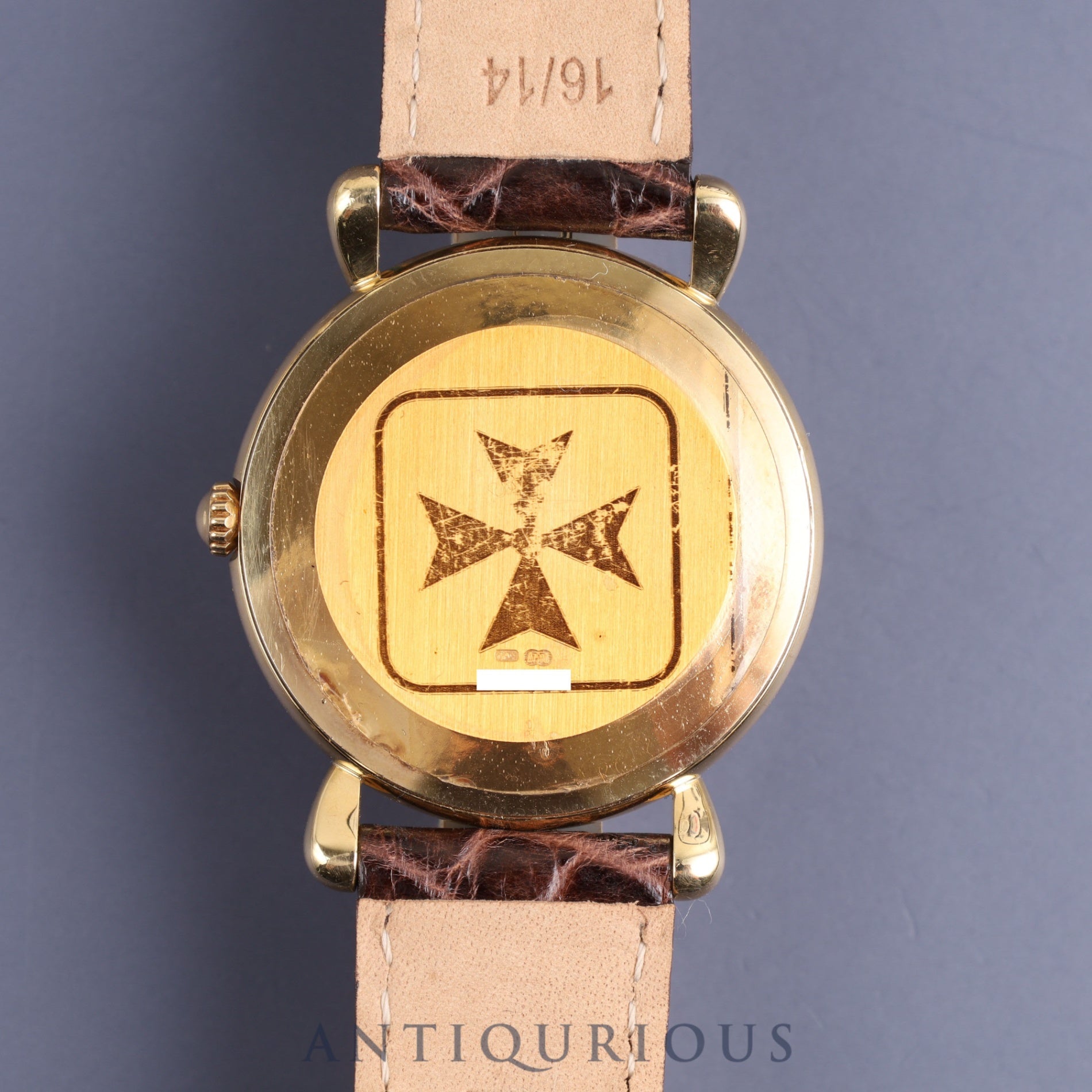 ヴァシュロン・コンスタンタン ヒストリカル 33084/000J-2 手巻き Cal.1003/2 YG 革 純正尾錠(YG)ゴールド文字盤 箱 ケース 保証書(年代未記載)オーバーホール済み