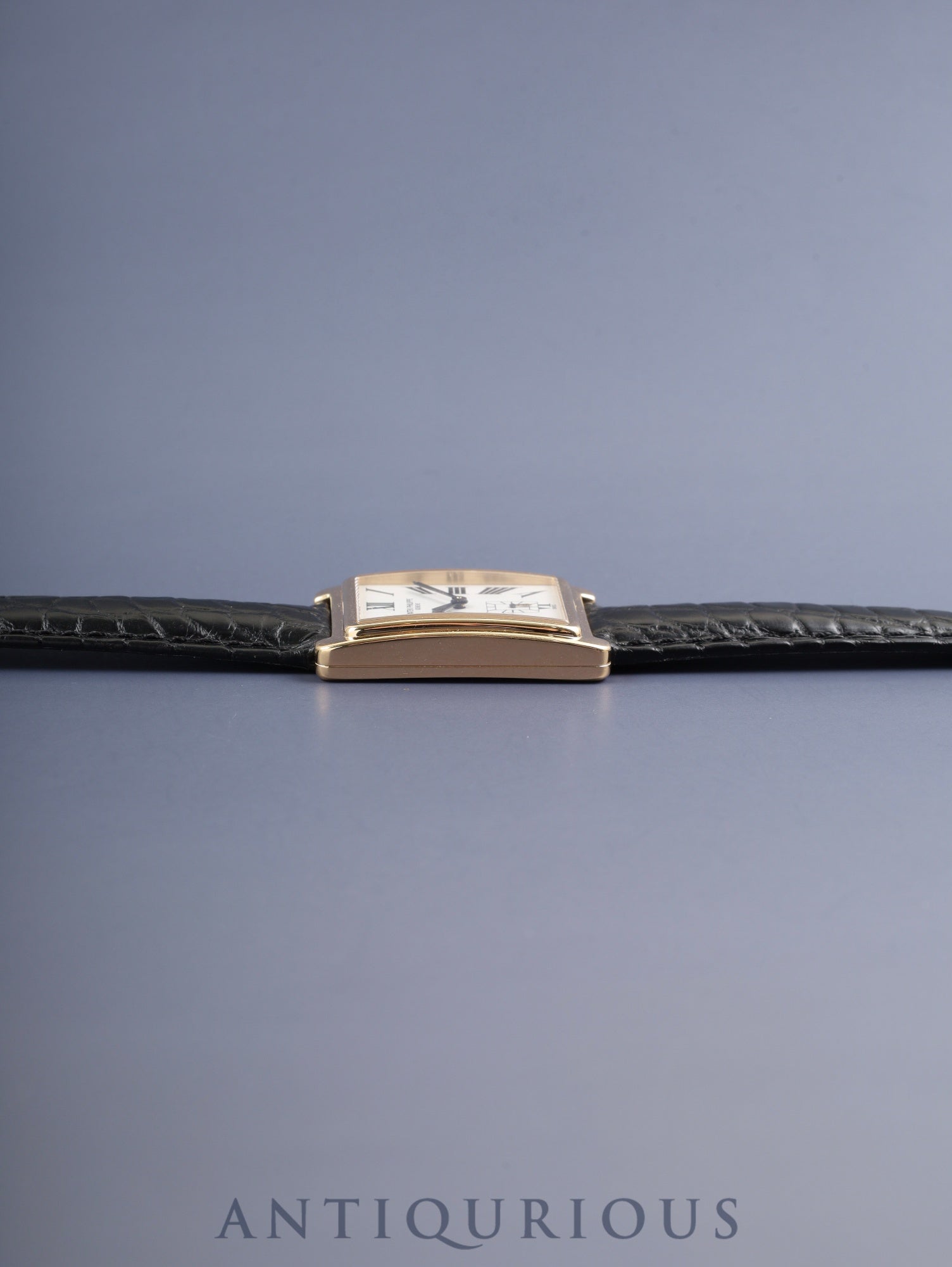 Patek Philippe Gondolo 5010 Manual Winding Caliber 215 750YG Leather Strap with Genuine Buckle (750YG) White Roman Dial Box Warranty Card (1994) Overhauled