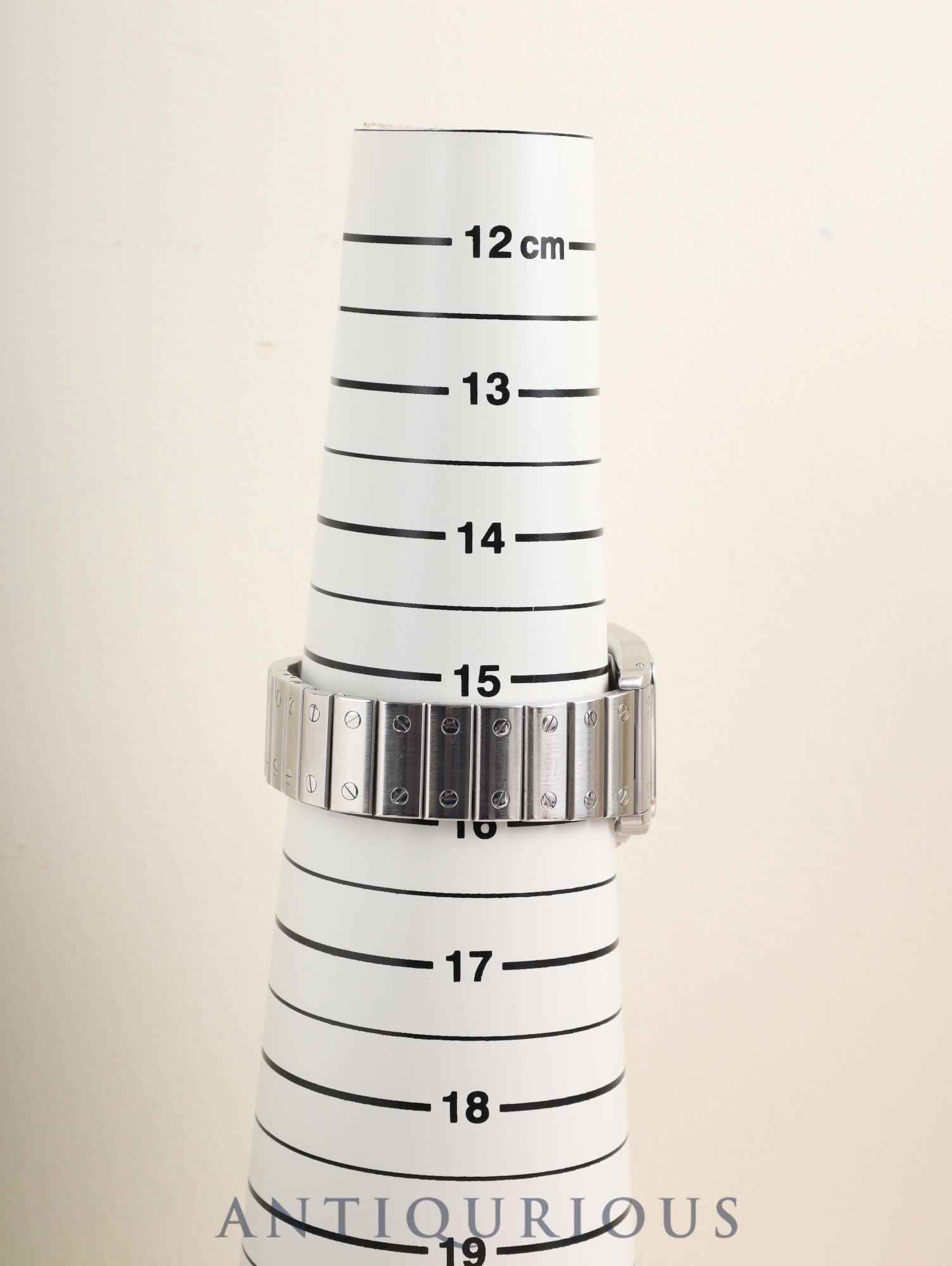 カルティエ サントス ガルベ LM W20055D6 / 2319 自動巻き Cal.120 SS SS シルバーギョーシェ文字盤 オーバーホール済み