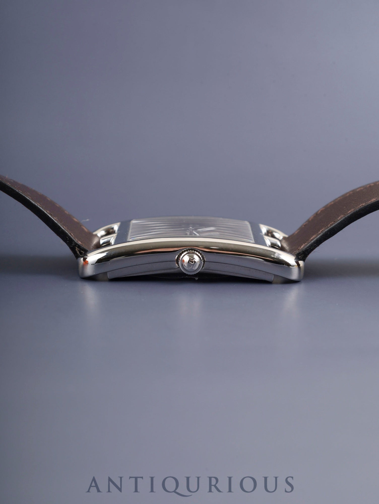 エルメス ケープコッド CC1.810 クォーツ Cal.E64111 SS 純正革ベルト 純正尾錠(SS)ダークブラウンアラビア文字盤 箱 冊子 オーバーホール済み