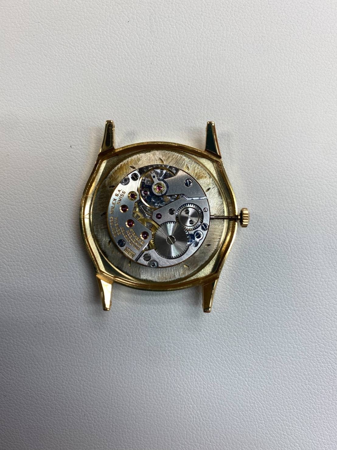 Rolex Cellini 3804 Manual winding Cal.1601 750 Genuine leather strap Genuine buckle (GP) Champagne dial No. 43 1975 Overhauled