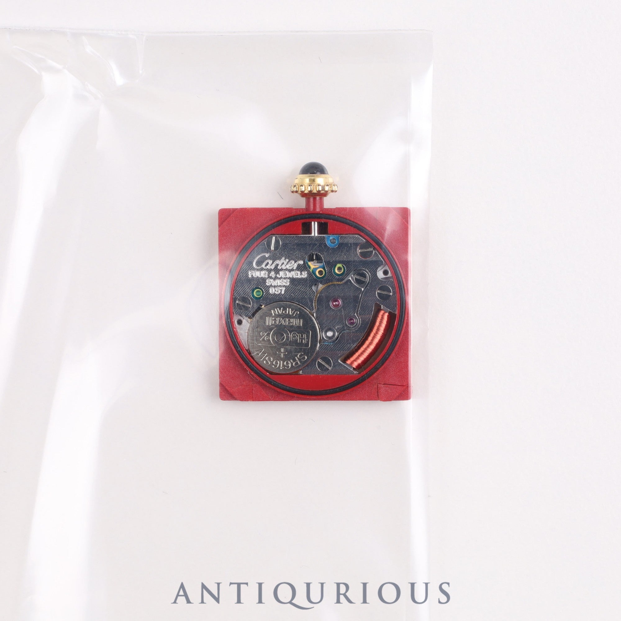 カルティエ マストタンク SM 5057001 クォーツ Cal.057 SV925 革 純正尾錠(GP)アイボリーローマン文字盤オーバーホール済み 新品仕上げ済み