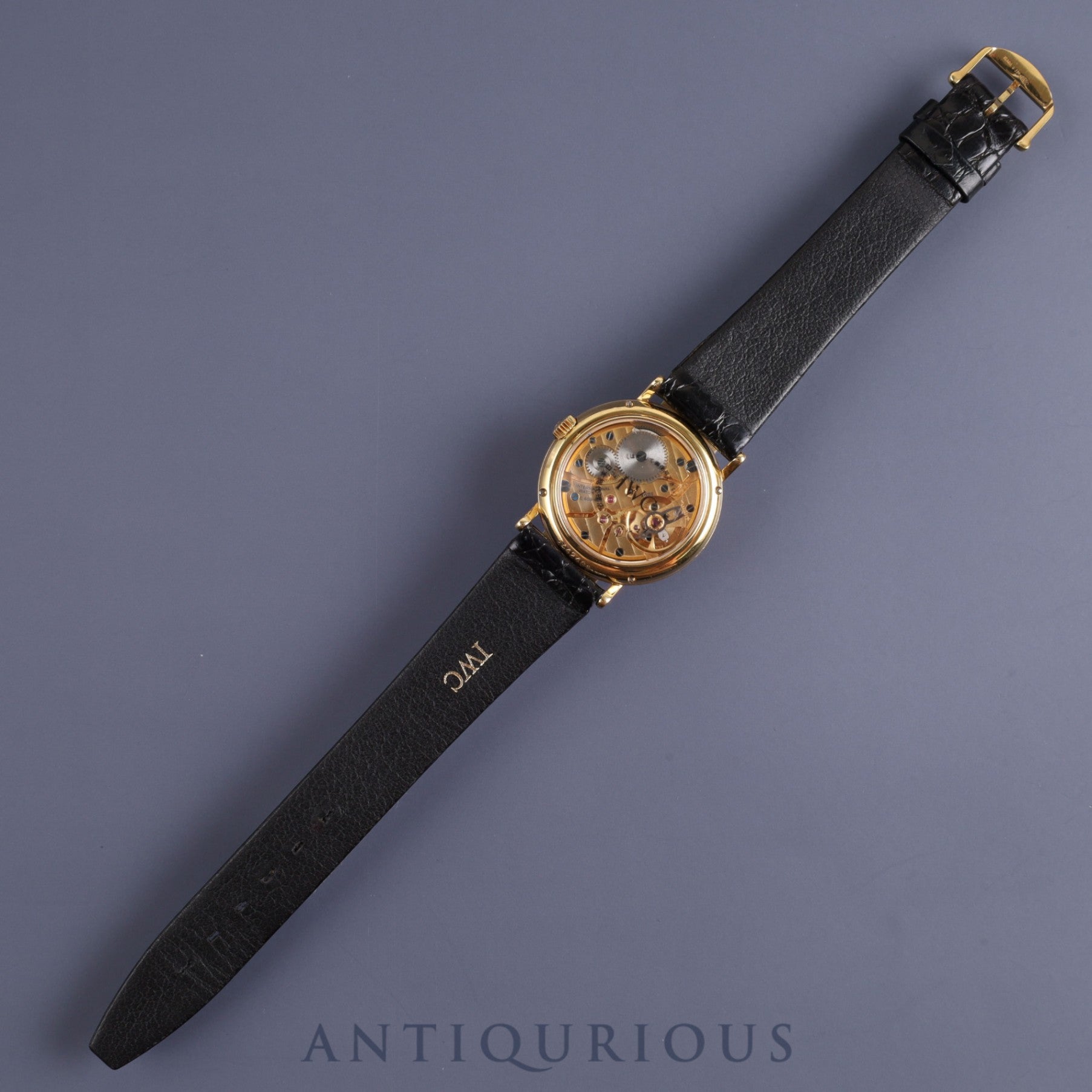 IWC ポートフィノ IW2532 手巻き Cal.403-423 YG 純正革ベルト 純正尾錠(GP)ホワイト文字盤 オーバーホール済み アイダブリュシー