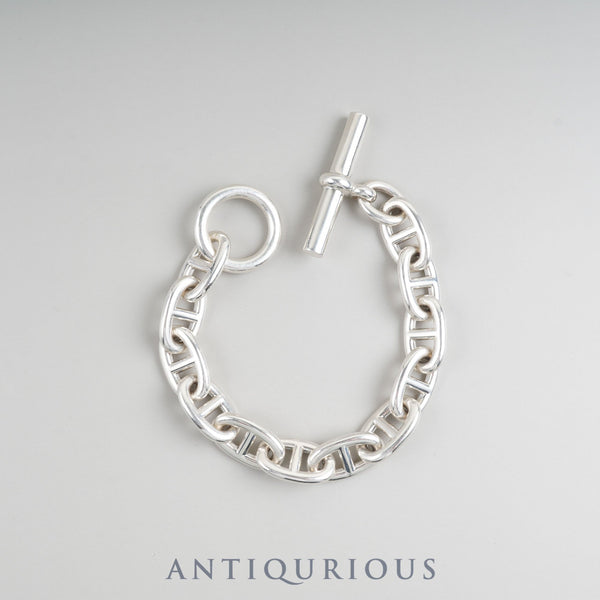 Hermes bracelet Chaine d'Ancre TGM SV925 12 links engraved
