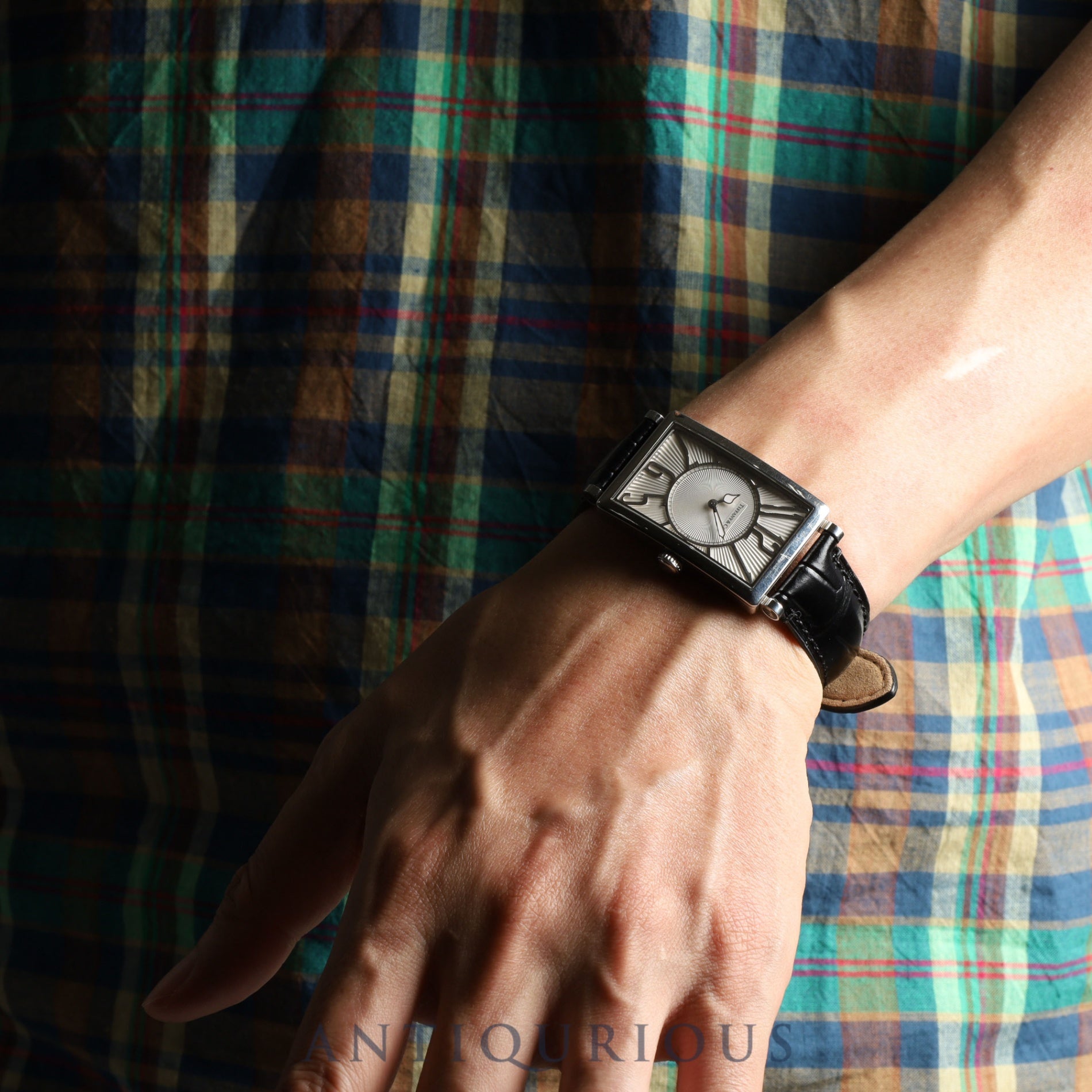 Tiffany Gallery Z3002.10.10A21A68A Quartz Cal.976.001 SS Leather Genuine Buckle (SS) Silver Dial Overhauled