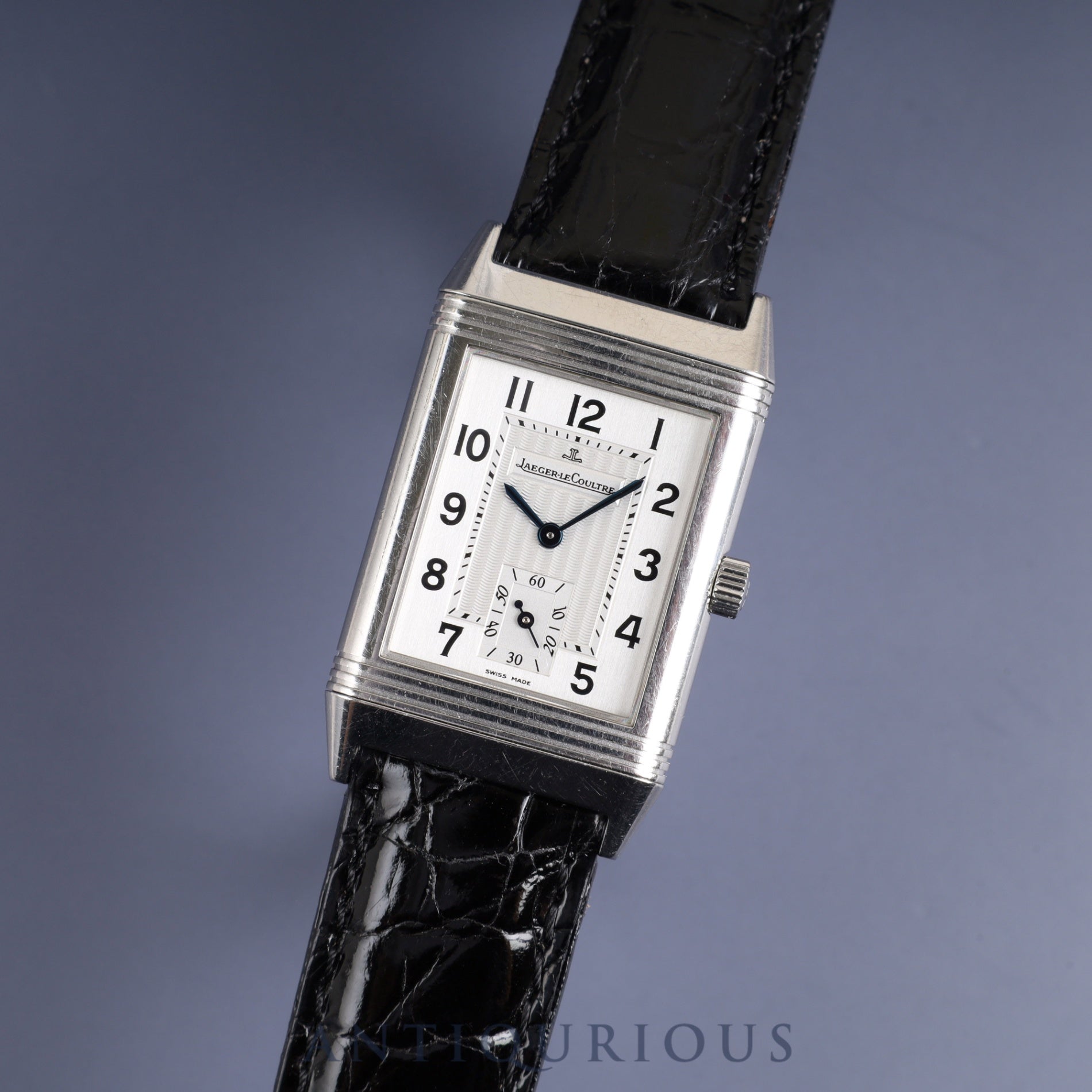 Jaeger-LeCoultre Reverso Classic 252.8.71 Manual winding Cal.861 SS Leather Genuine buckle (SS) Silver dial Box Warranty (2005) Booklet Overhauled