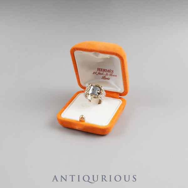 エルメス リング ディアンヌ SV925/750 #54 約13号 ケース