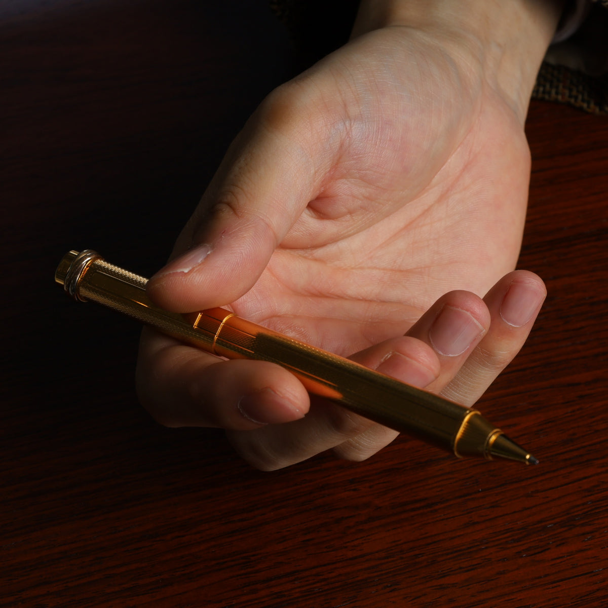 Cartier Trinity Ballpoint Pen GP Cap Type Replaced with an unused refill at Cartier
