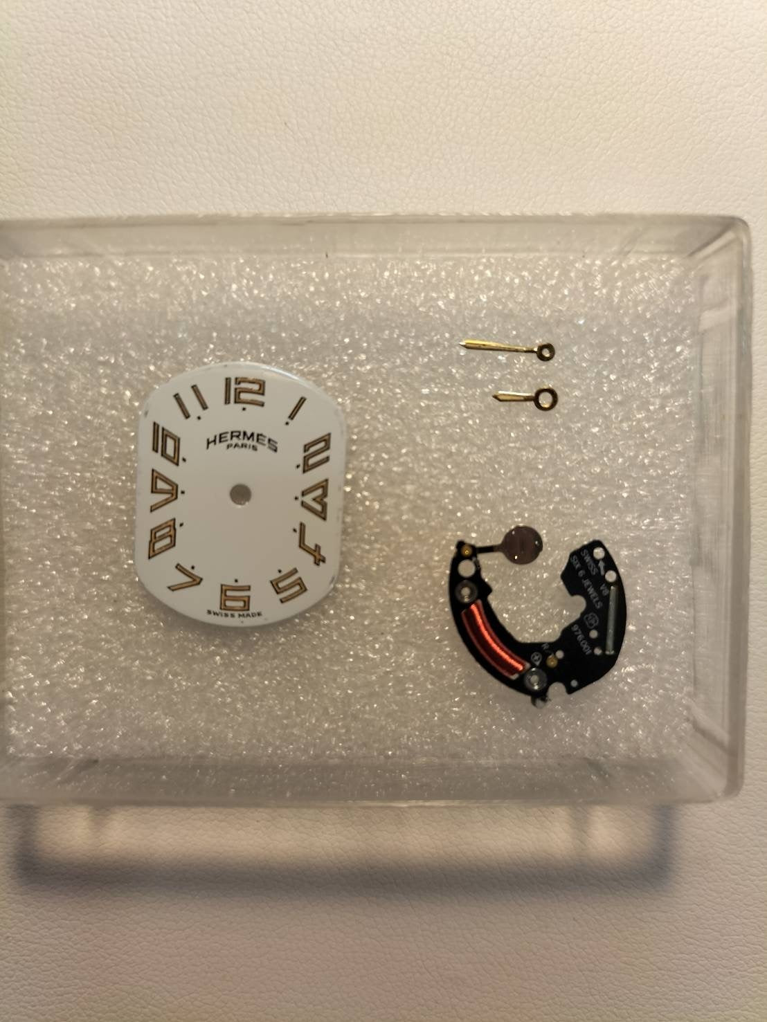 エルメス ラリー クォーツ 77.03 Cal.976.001 SS/GP SS/GP ホワイト文字盤 ケース オーバーホール済み