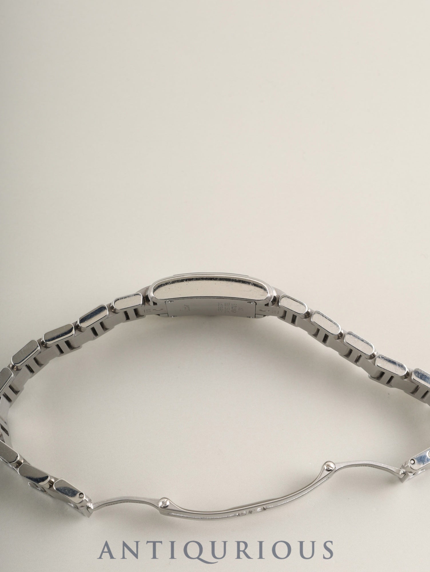 カルティエ タンクフランセーズ SM W51026Q3 / 2384 クォーツ Cal.057 SS SS ブラック文字盤(アジア限定) オーバーホール済み