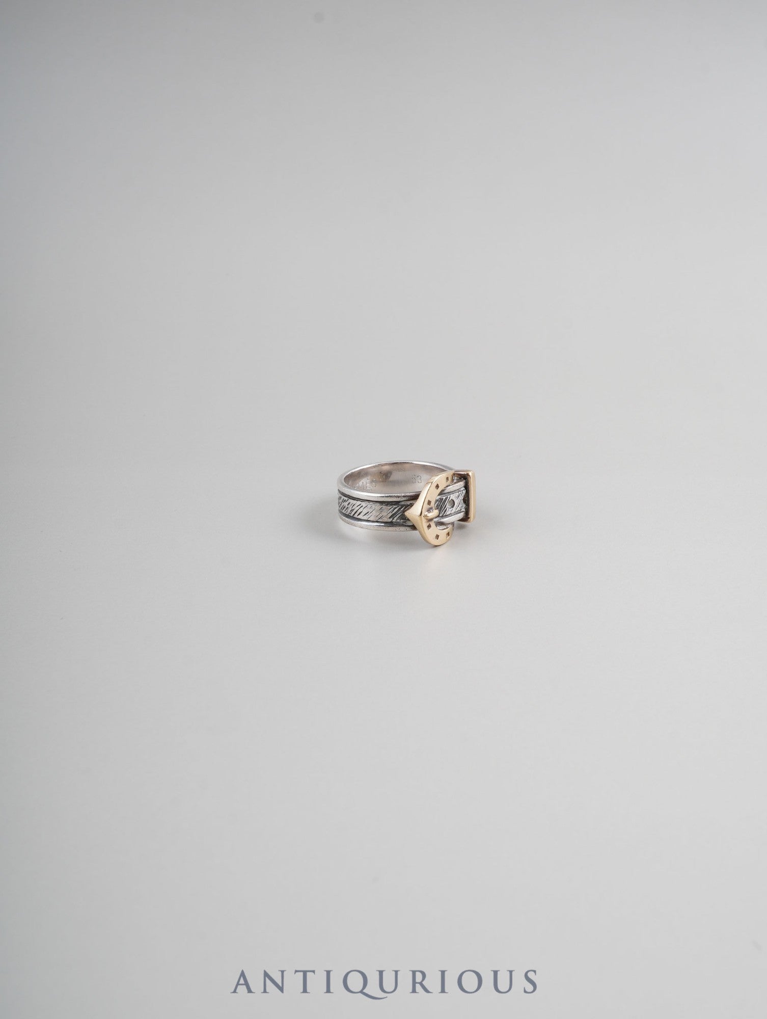 エルメス リング ホースシュー SV925/750 #53 12.5号