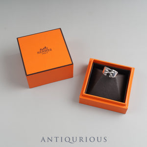 Hermes Mexican Corset Ring, SV925, #52, Approx. Size 11.5, Box