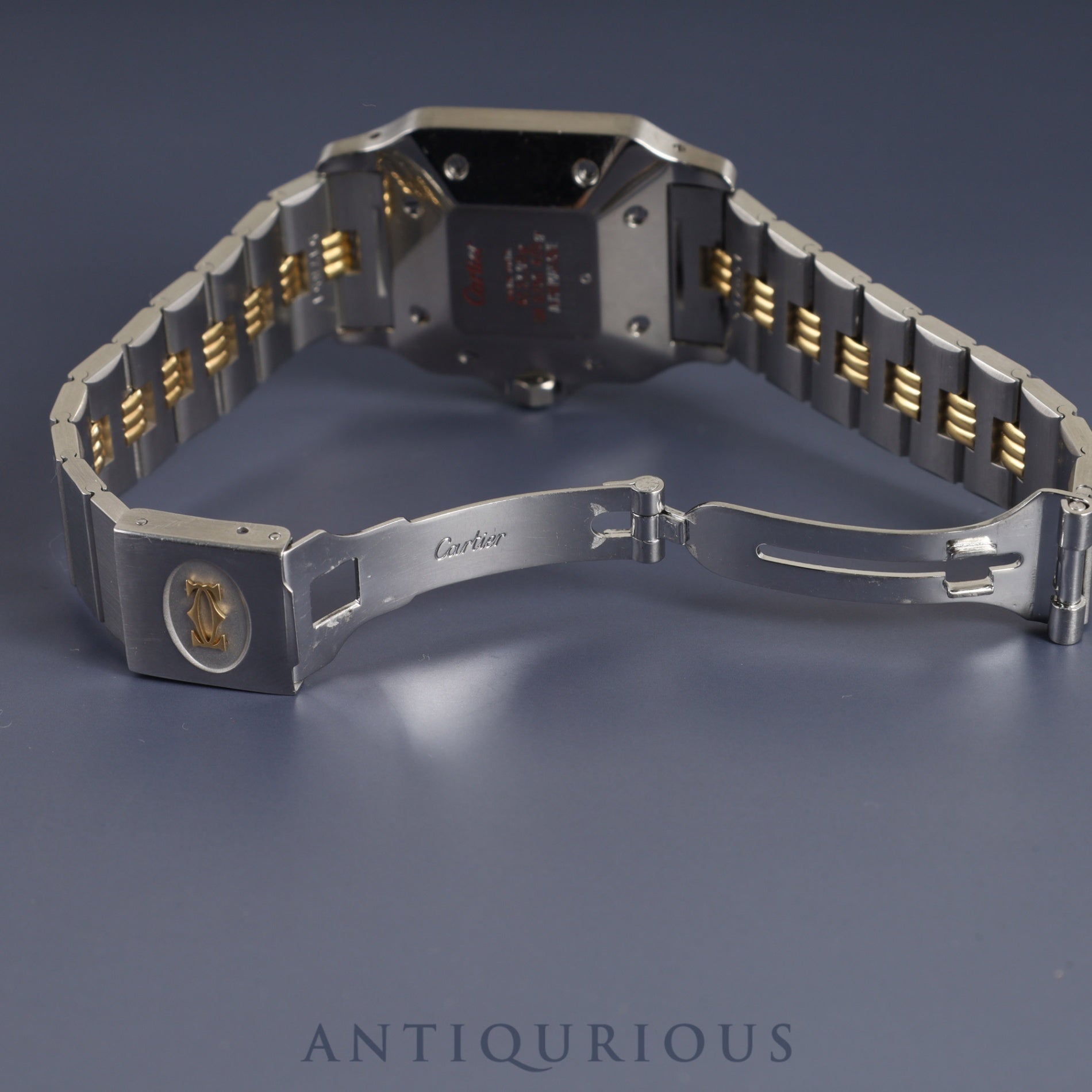カルティエ サントスガルベ LM AC23.80gr OR 0.750 4.05gr / 2961 Ref.81036232 自動巻き SS / YG SS / YG ホワイトローマン文字盤 カルティエブティックにてコンプリートサービス(フルメンテナンス)済み