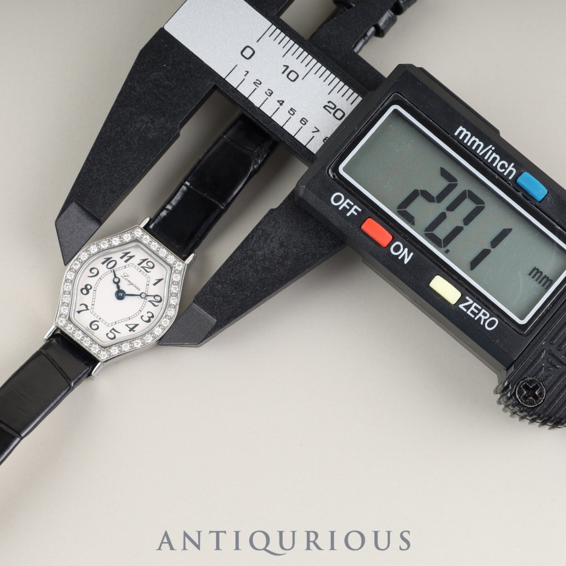 ロンジン ラ ヴィソント L5.184.0 クォーツ Cal. L963.2 SS 純正革ベルト 純正尾錠(SS)ホワイトアラビア文字盤 オーバーホール済み