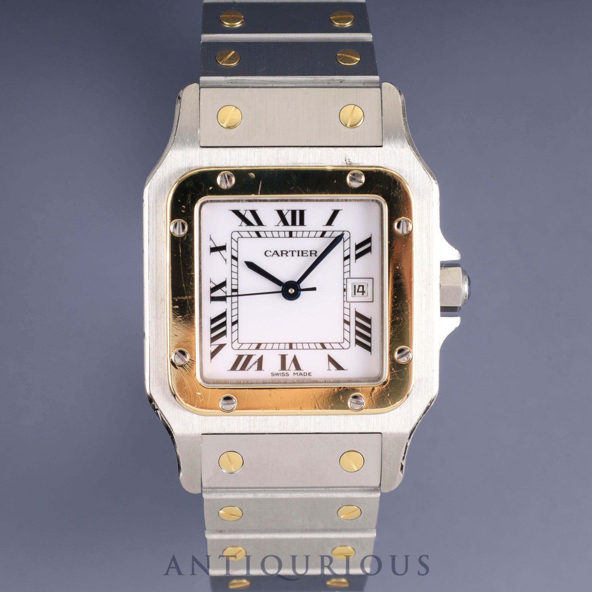 Cartier Santos Galbee LM 2961 Automatic SS/YG SS/YG White Roman dial Complete service (full maintenance) completed at Cartier boutique