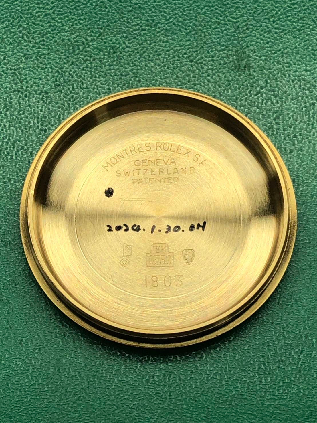 ロレックス デイデイト 1803 ゴールド文字盤 1番 1966年