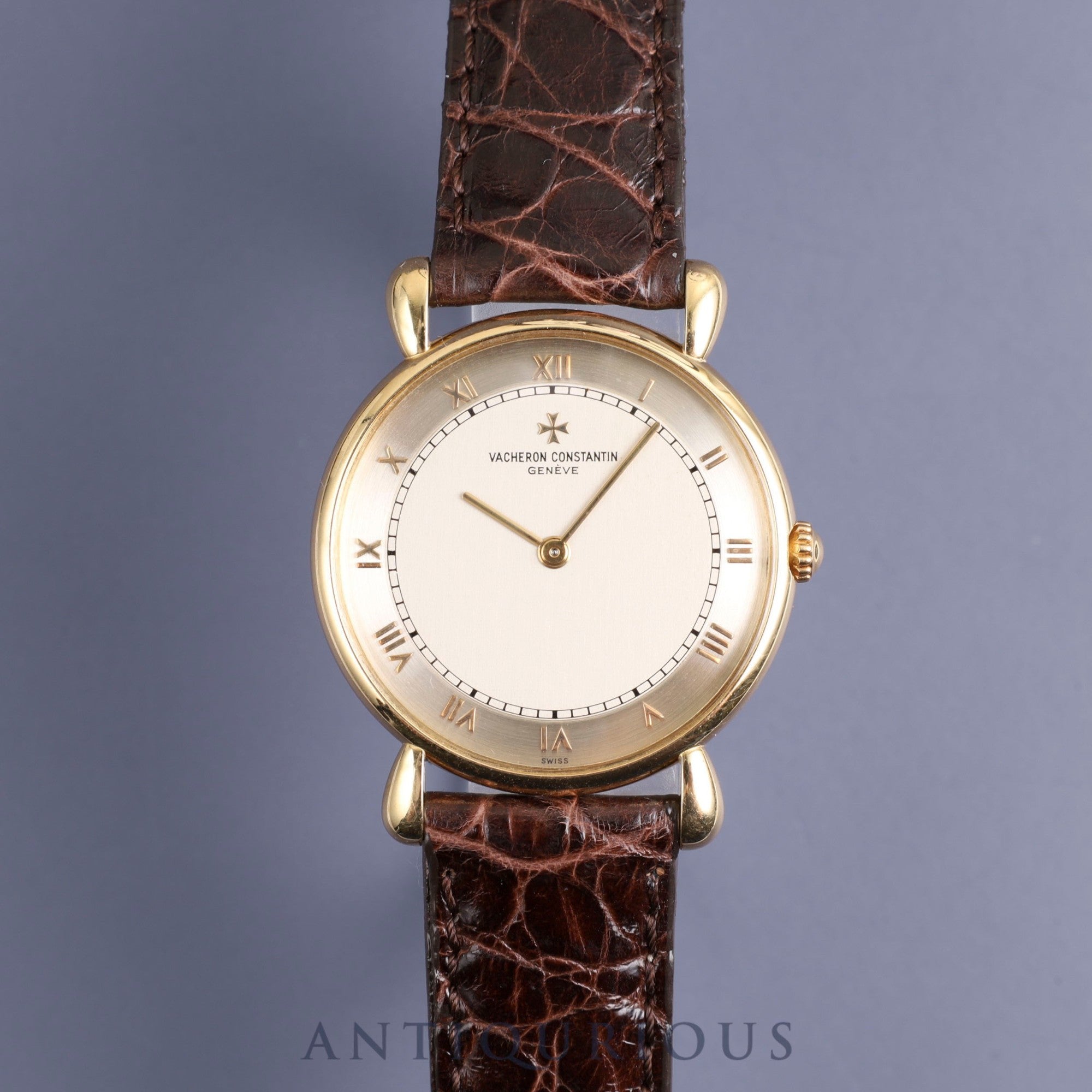 ヴァシュロン・コンスタンタン ヒストリカル 33084/000J-2 手巻き Cal.1003/2 YG 革 純正尾錠(YG)ゴールド文字盤 箱 ケース 保証書(年代未記載)オーバーホール済み