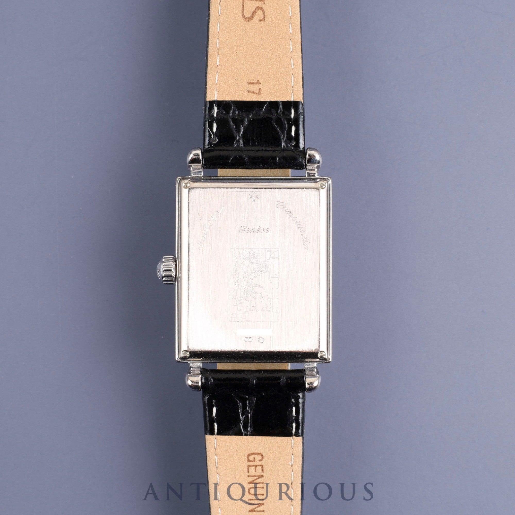 Vacheron Constantin Cabinotier 91001/00G-7 Manual winding Cal.1017 WG Leather Genuine buckle (750) Silver Roman dial Felt case Replacement genuine strap Complete service completed