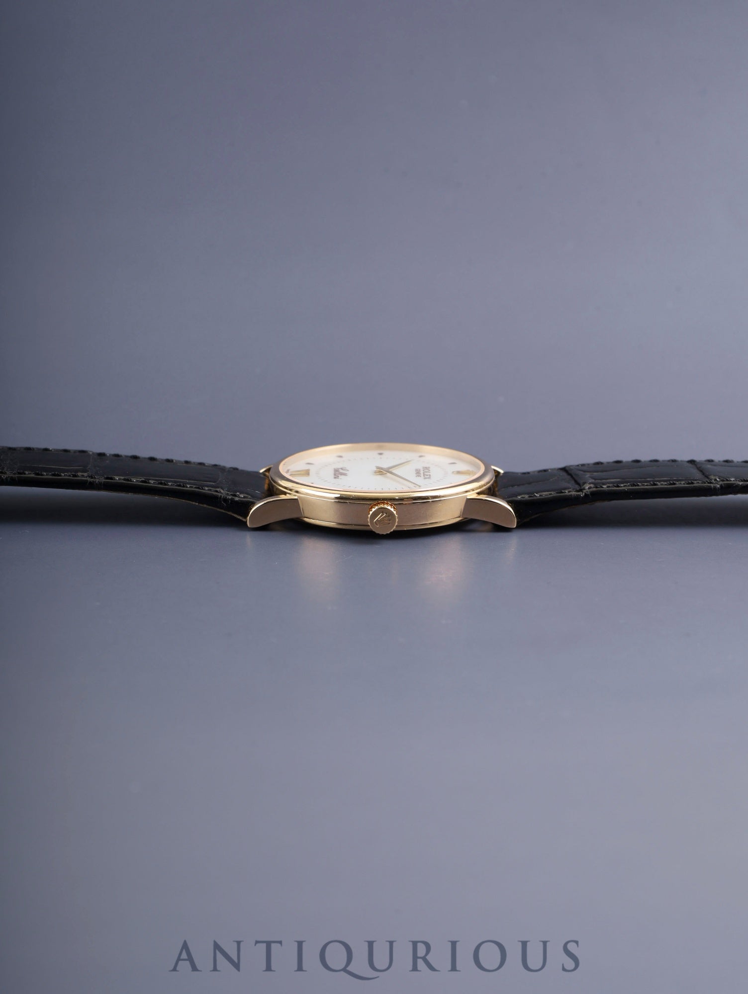 Rolex Cellini 5115/8 Manual Winding Cal.1602 18K 750YG Original Leather Strap Original Pin Buckle (750YG) Ivory Dial (SWISS MADE) A-serial (1998-1999) International Service Guarantee Card Overhauled