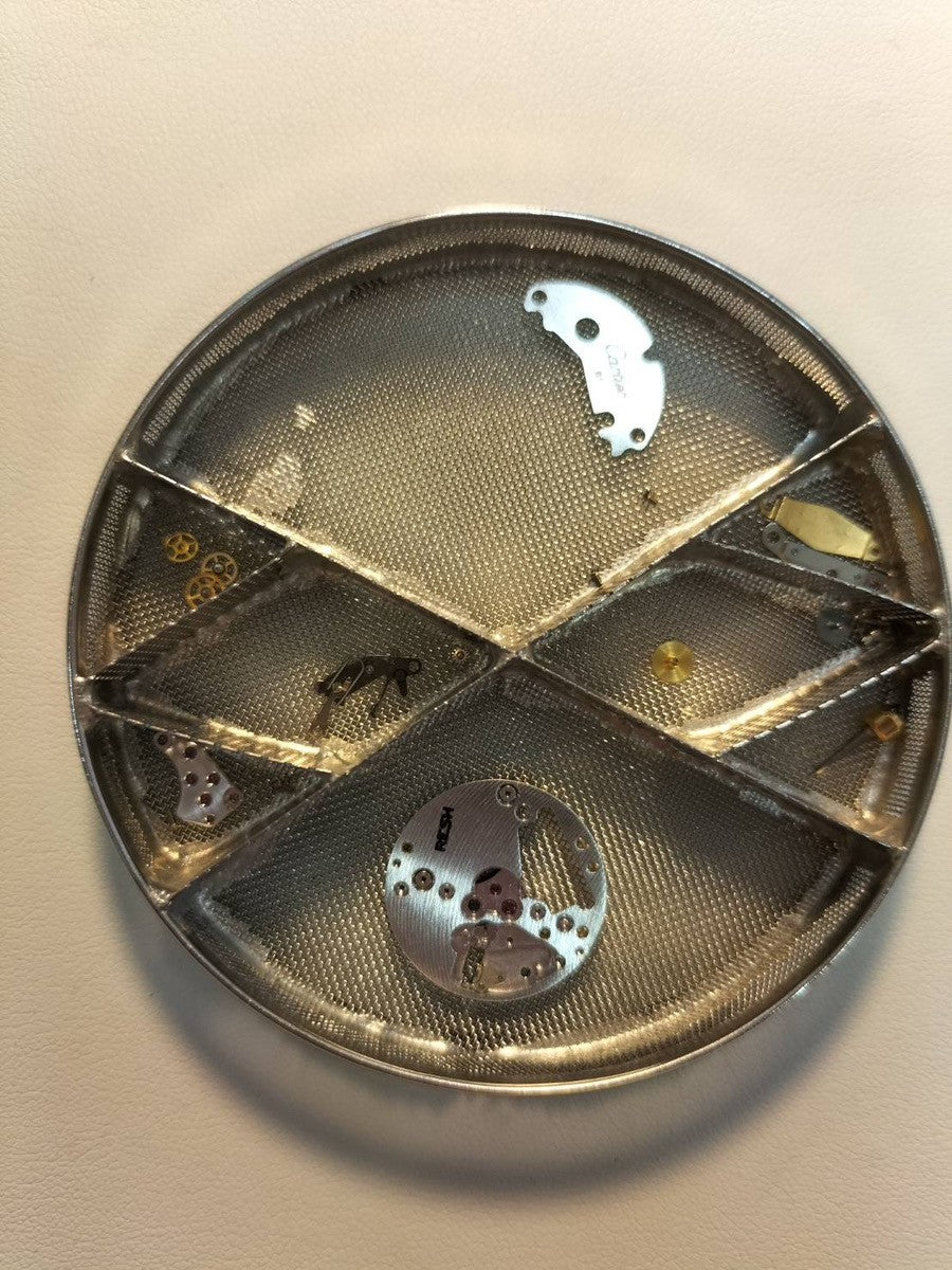 カルティエ マストタンク LM 6 81006 クォーツ Cal.81 SV925 革 純正尾錠(GP) グレー飛びローマン文字盤 オーバーホール済み