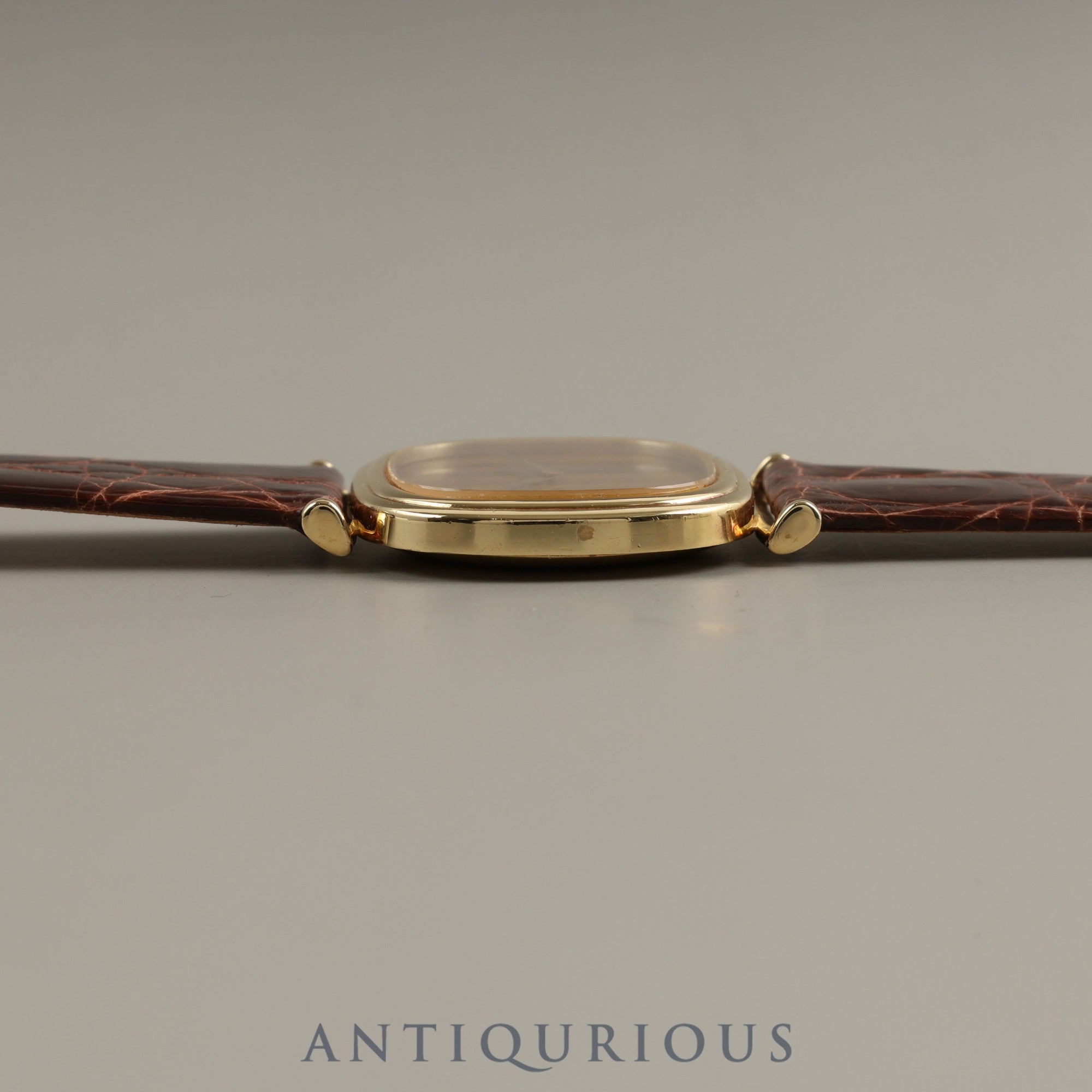 Jaeger-LeCoultre Cushion 9132 21 Manual Winding 750YG Case Tiger's Eye Dial Overhauled