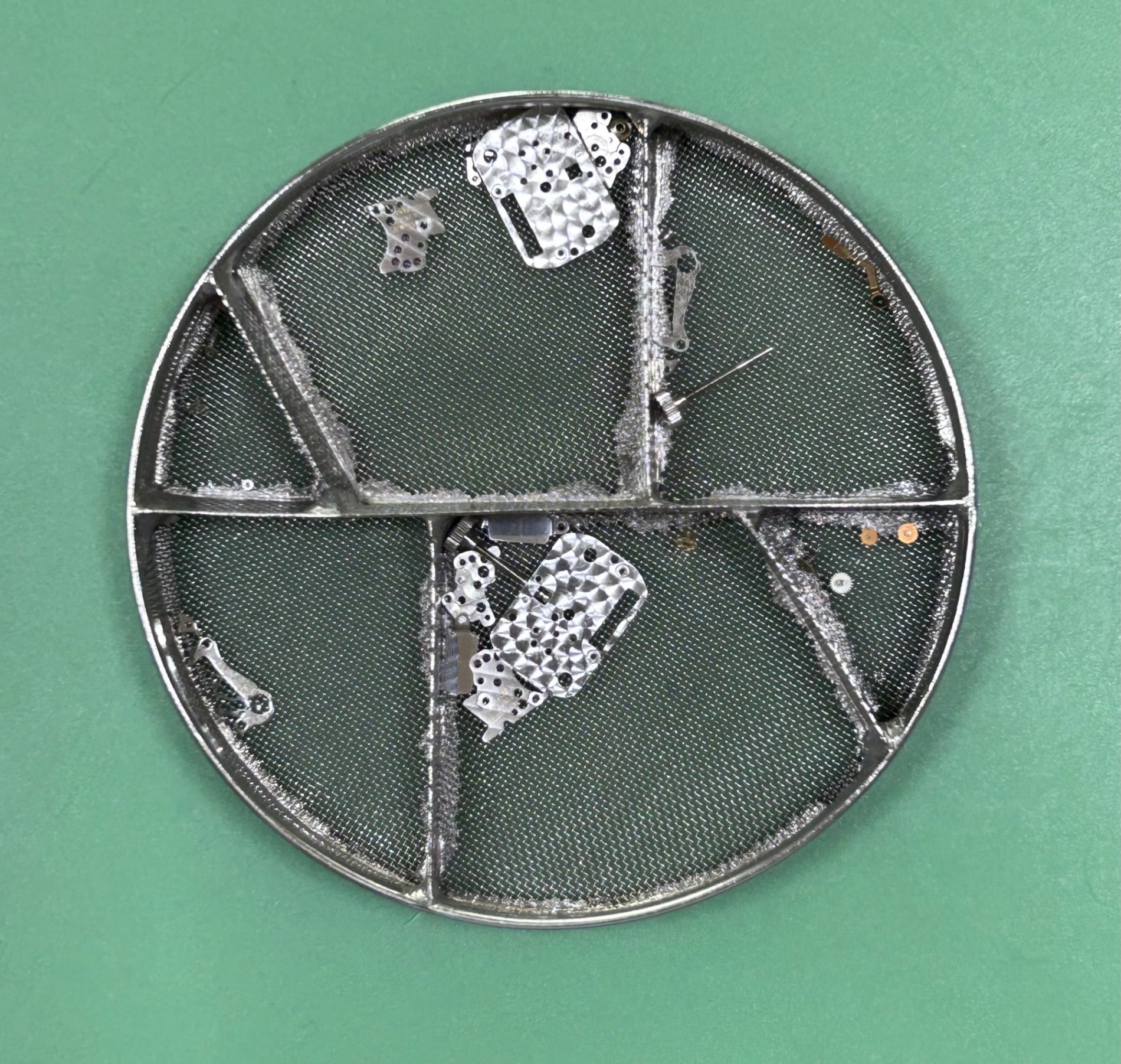 ショパール デュアルタイム 2240 クォーツ Cal.- 18K 純正革ベルト 純正尾錠(SS) シルバー文字盤 オーバーホール済み