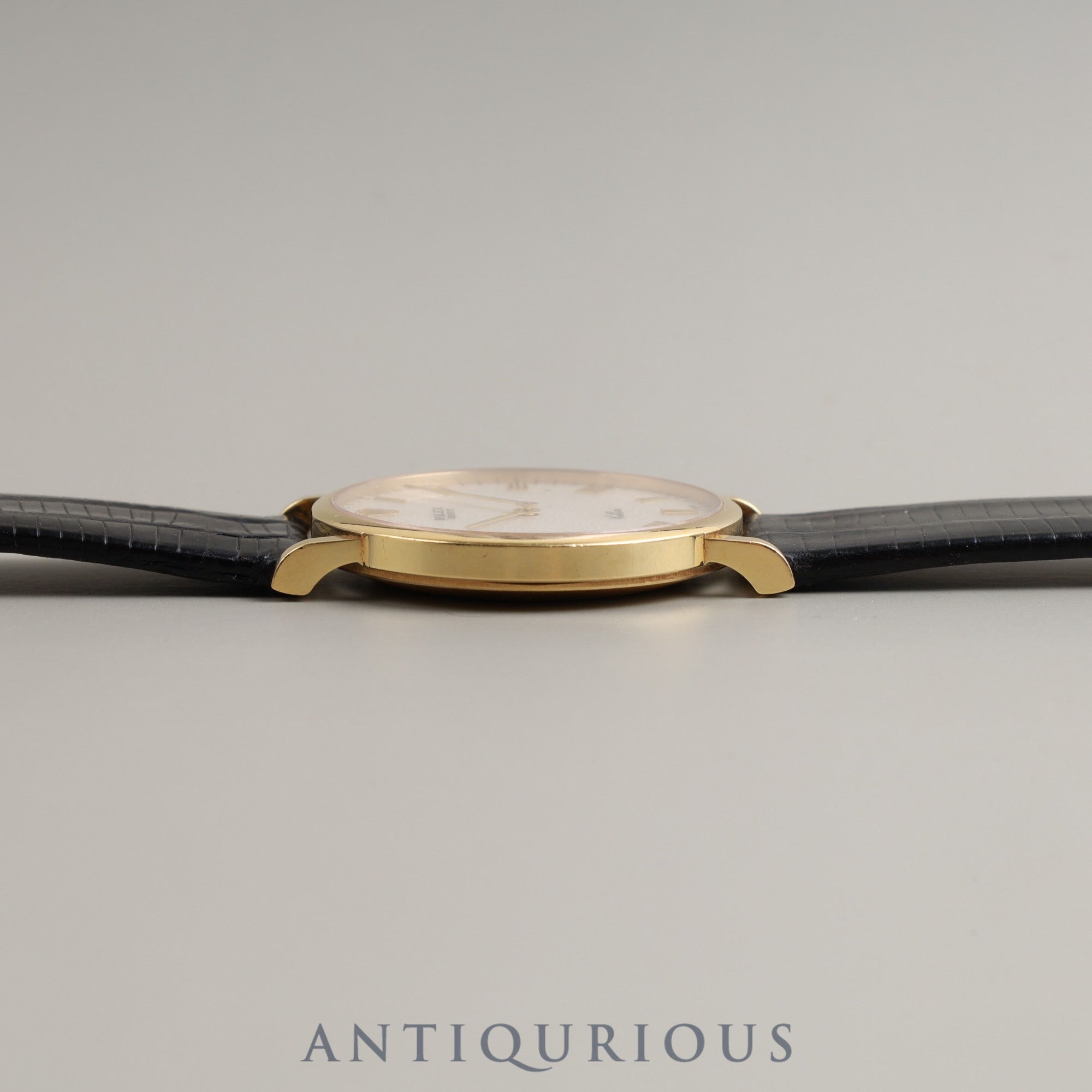 ロレックス チェリーニ 5112 手巻き Cal.1601 18KYG 革 純正尾錠(750)アイボリーローマン コンピューター文字盤 N番 1991年