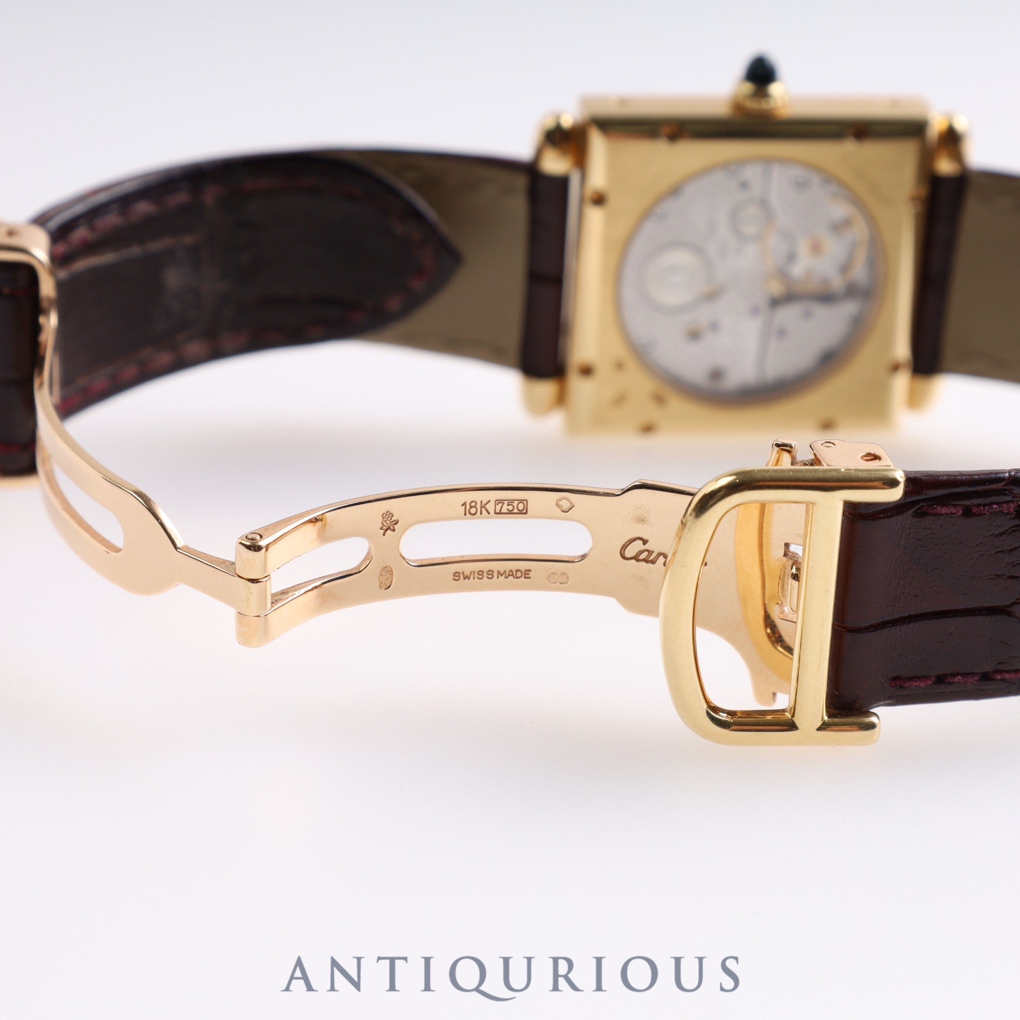 Cartier Tank Obu LM W1527551 2380 Box Warranty Card