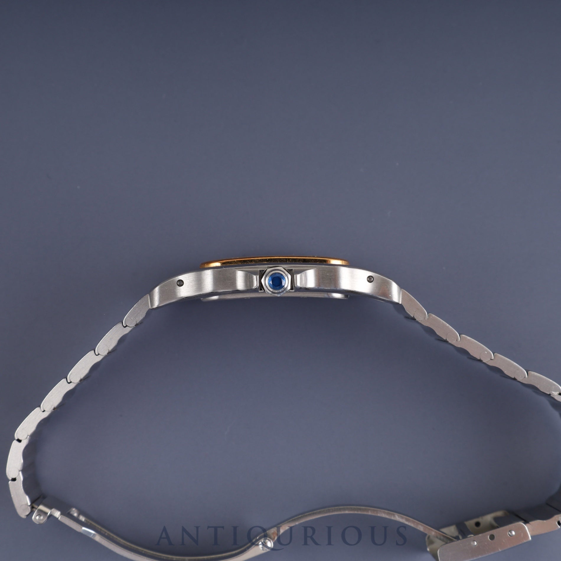 カルティエ サントス ガルベ LM 20011C4 / 187901 クォーツ Cal.687 SS/YG SS/YG ホワイトローマン文字盤 オーバーホール済み