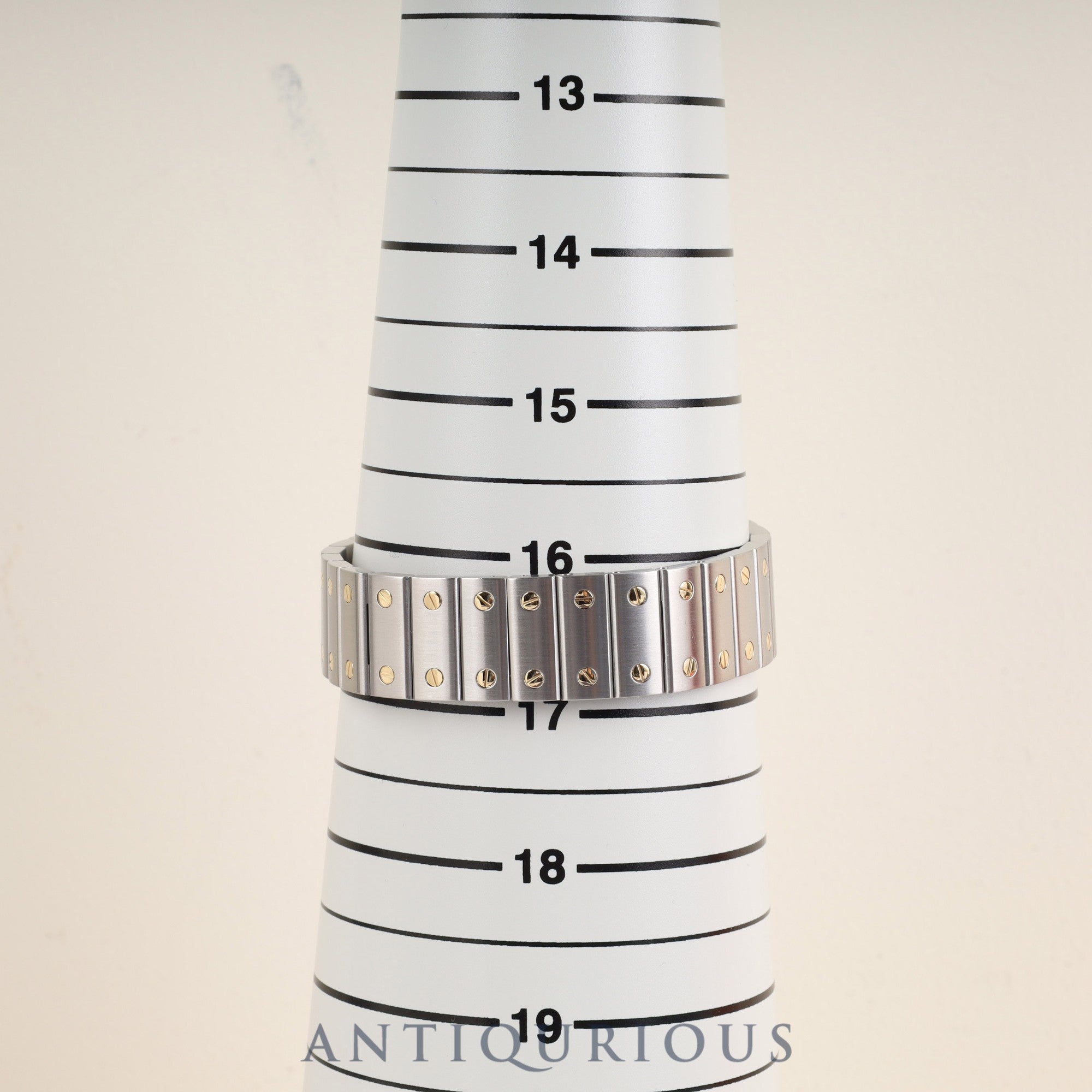 カルティエ サントス ガルベ LM W20011C4 / 1566 クォーツ SS/YG SS/YG ホワイトローマン文字盤 カルティエブティックにてコンプリートサービス済み