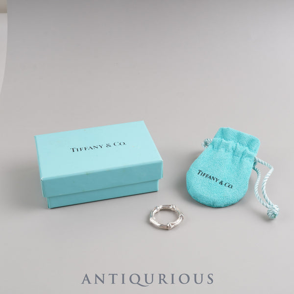 Tiffany Bamboo Ring, SV925, Approx. Size 9.5, Box and Bag, 1996 Engraved