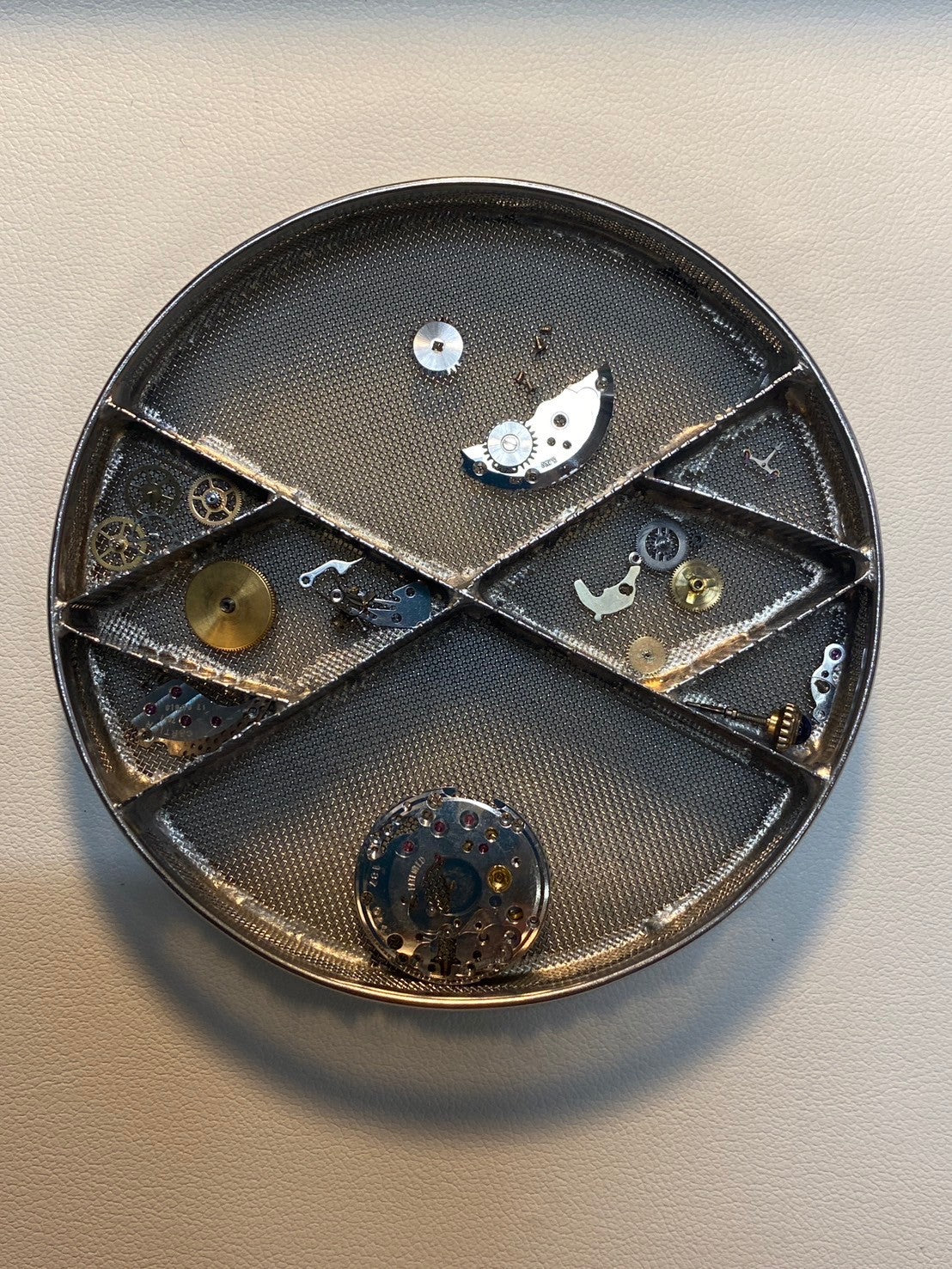 カルティエ マストタンク LM 手巻き Cal.78-1  SV925 革 純正尾錠(GP)ブラックオニキス文字盤 オーバーホール済み 新品仕上げ済み