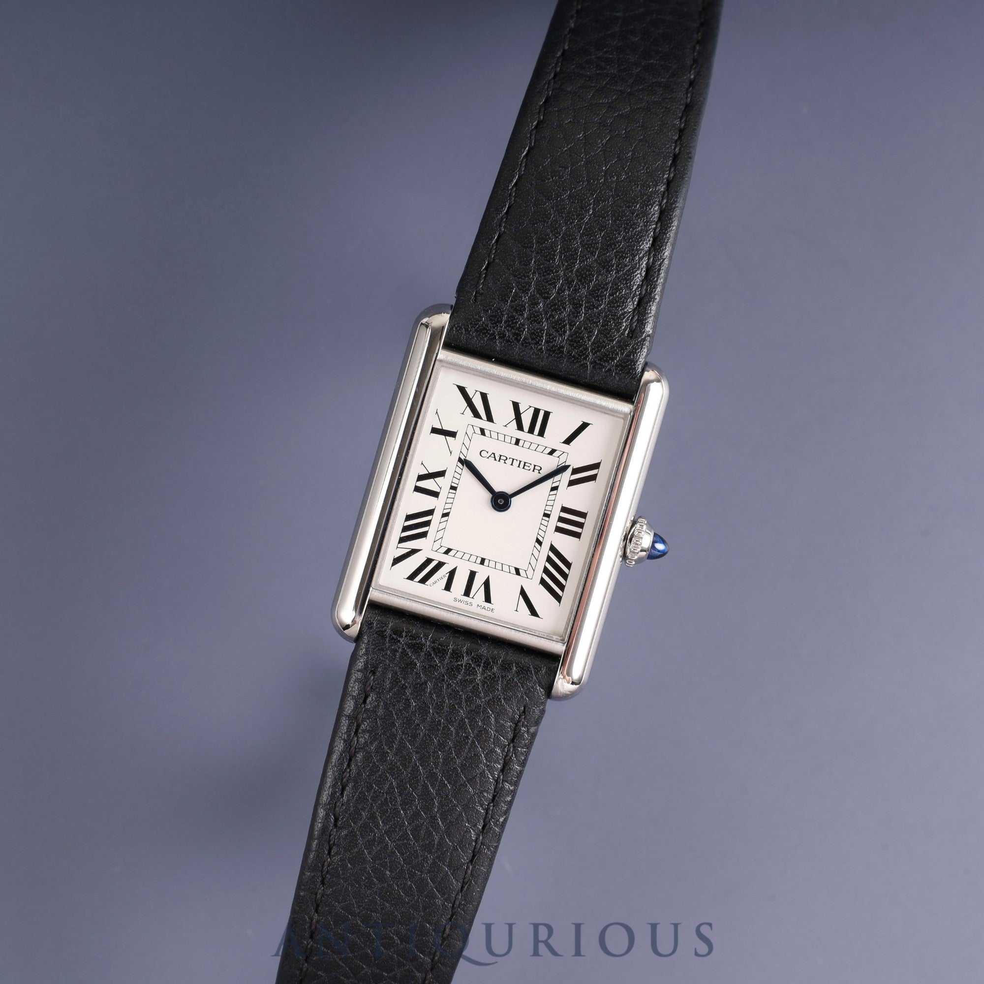 Cartier Tank Must LM WSTA0041 / 4323 Quartz Cal.157 SS Genuine leather strap Genuine buckle (SS) Silver Roman dial Box Booklet Warranty (2021) Overhauled