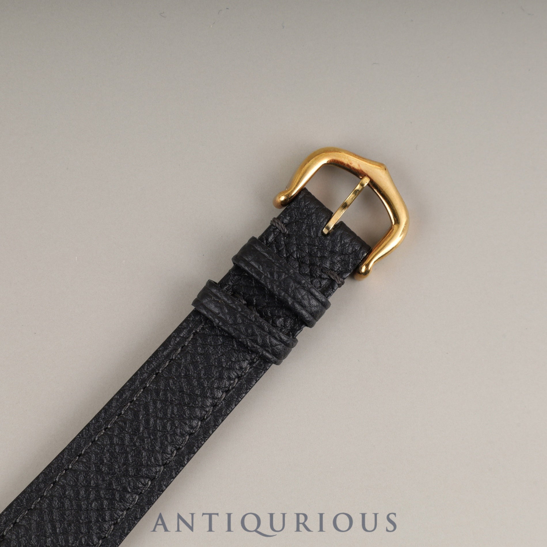 Cartier Must Vendôme VLC SM Quartz Cal.690 SV925 Leather Strap with Genuine GP Buckle, Ivory Roman Dial, Overhauled