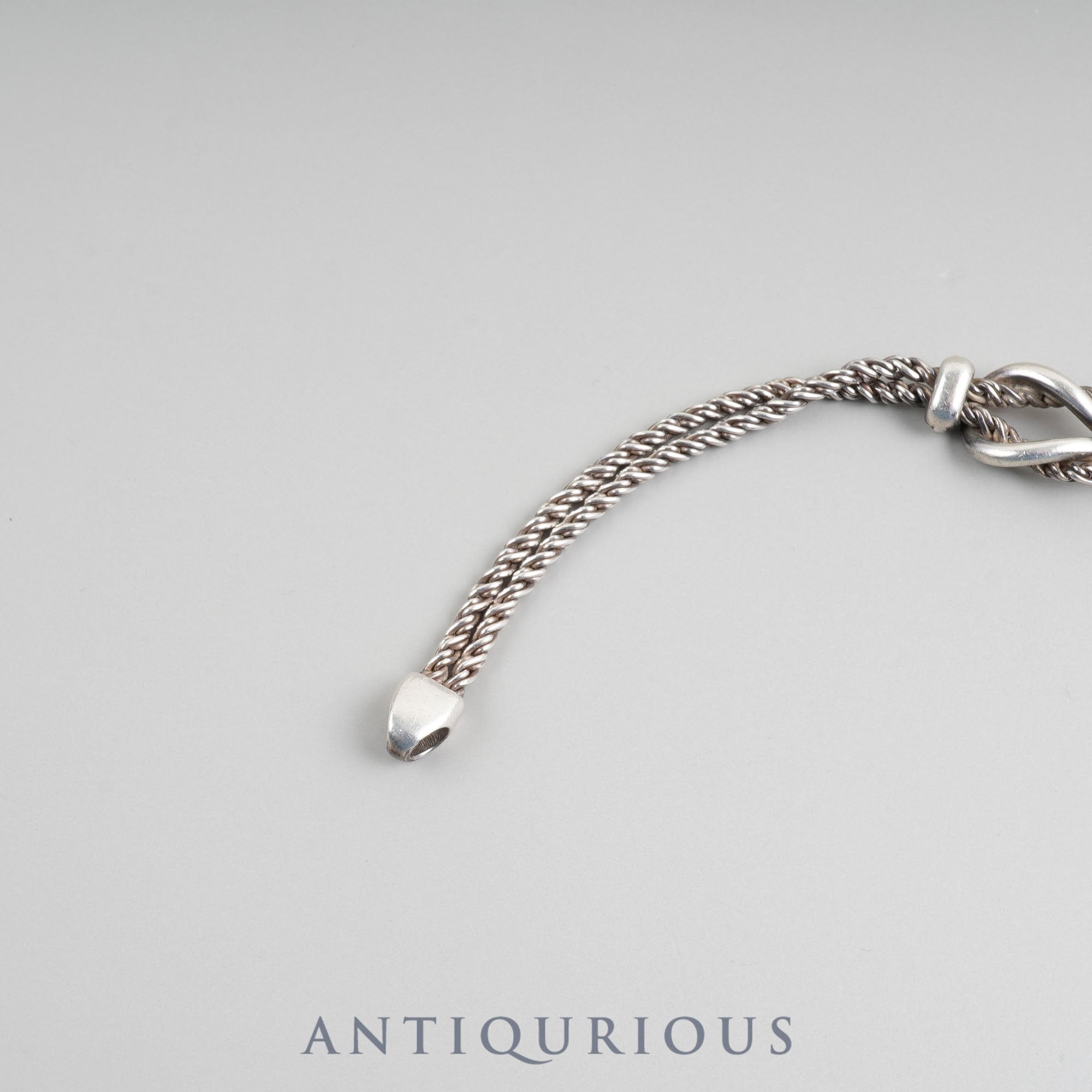 ティファニー ブレスレット センターノットダブルロープ スターリングシルバー