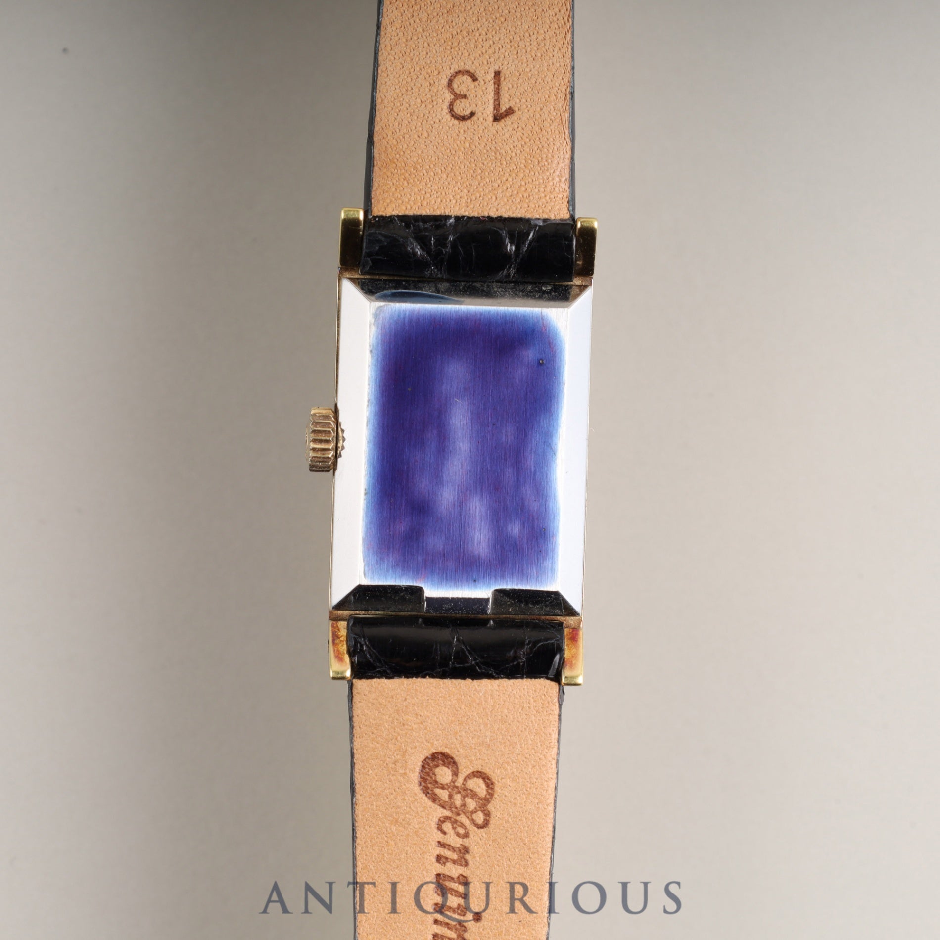 オメガ ジュネーブ 手巻き GP 革 純正尾錠(GP)ゴールド文字盤 オーバーホール済み