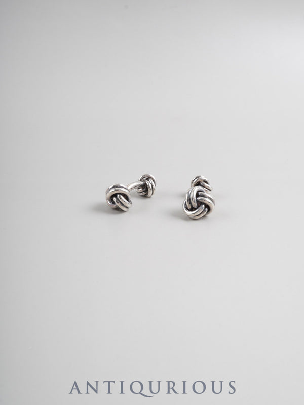 ティファニー カフリンクス ダブルノット スターリングシルバー(SV925)