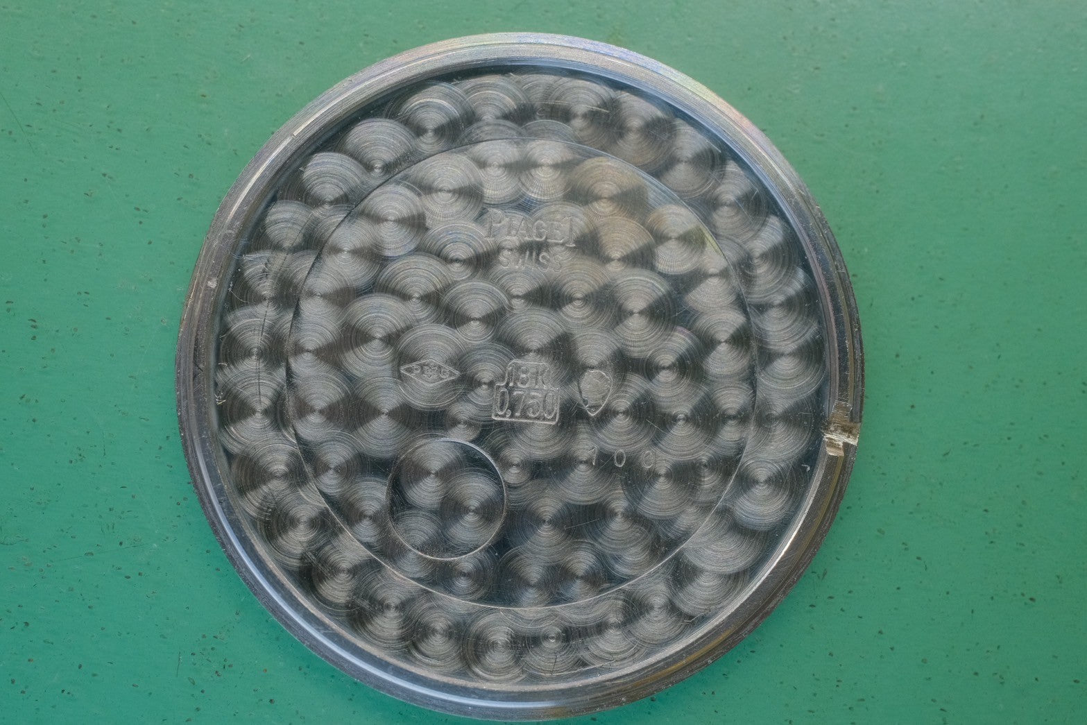 Piaget Round 9026 Manual Winding Cal.9P1 750 Leather Strap with Genuine Buckle (750) White Roman Dial 30mm Box Case Dust Bag Overhauled