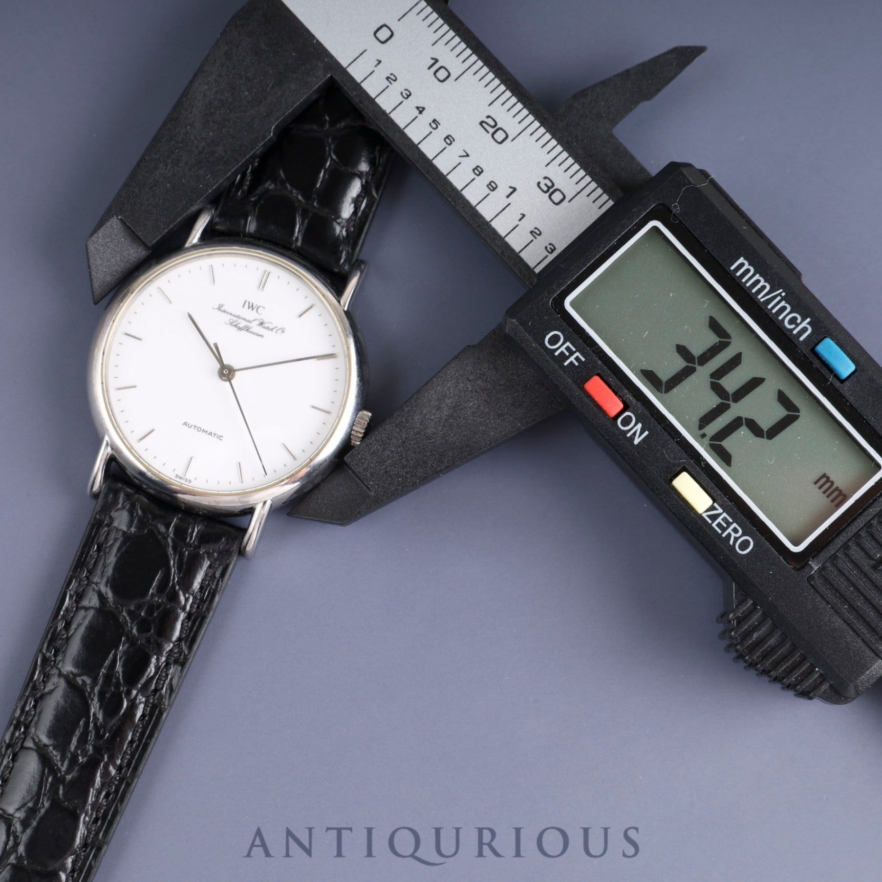 IWC Portofino IW351403 Automatic Cal.37521 SS Leather Genuine Buckle (SS) White Dial Overhauled IWC