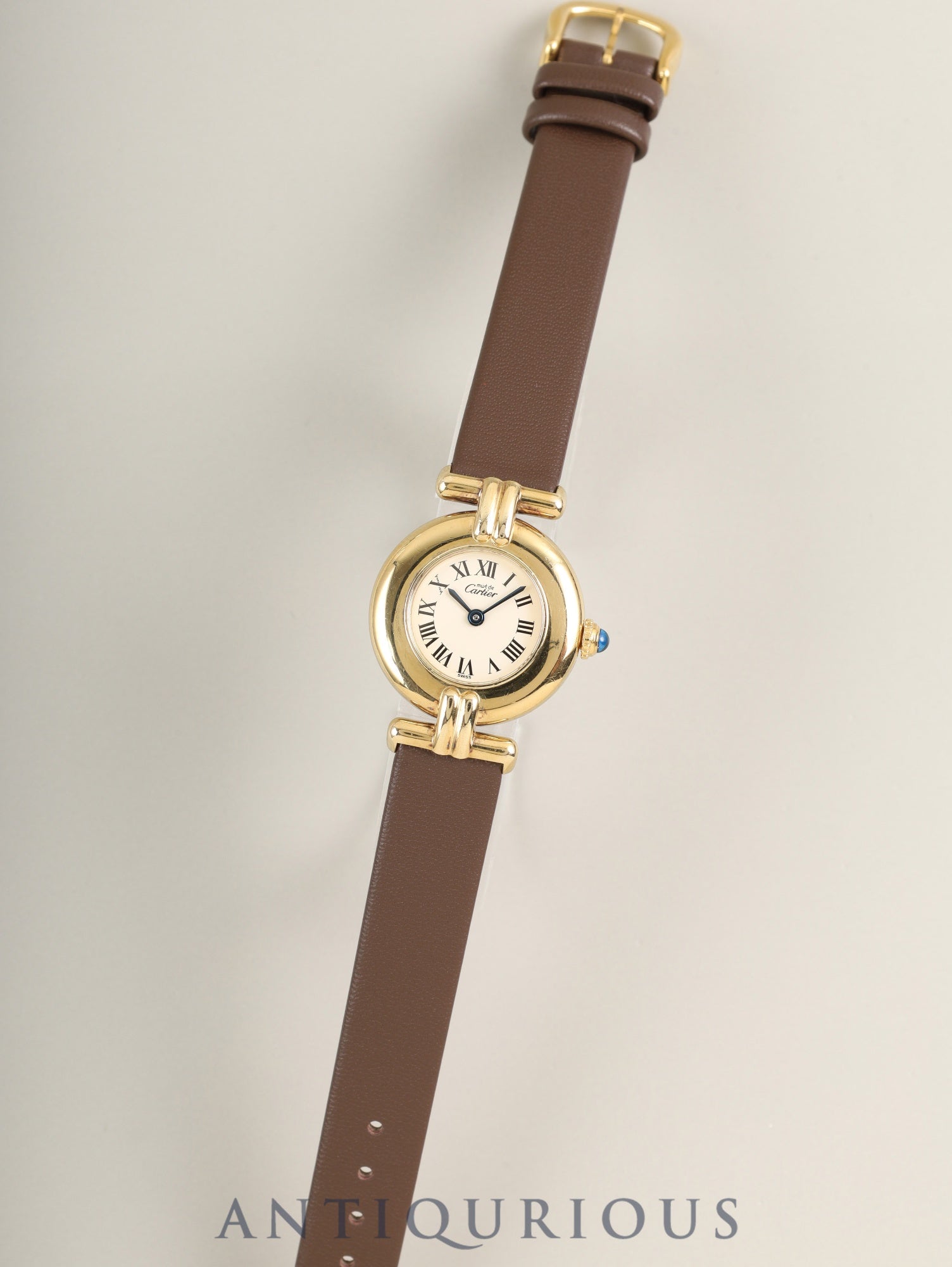 カルティエ CARTIER マストコリゼレザー クォーツ レディース カルティエ マストコリゼ 590002 クォーツ Cal.90 SV925 革 純正ピン