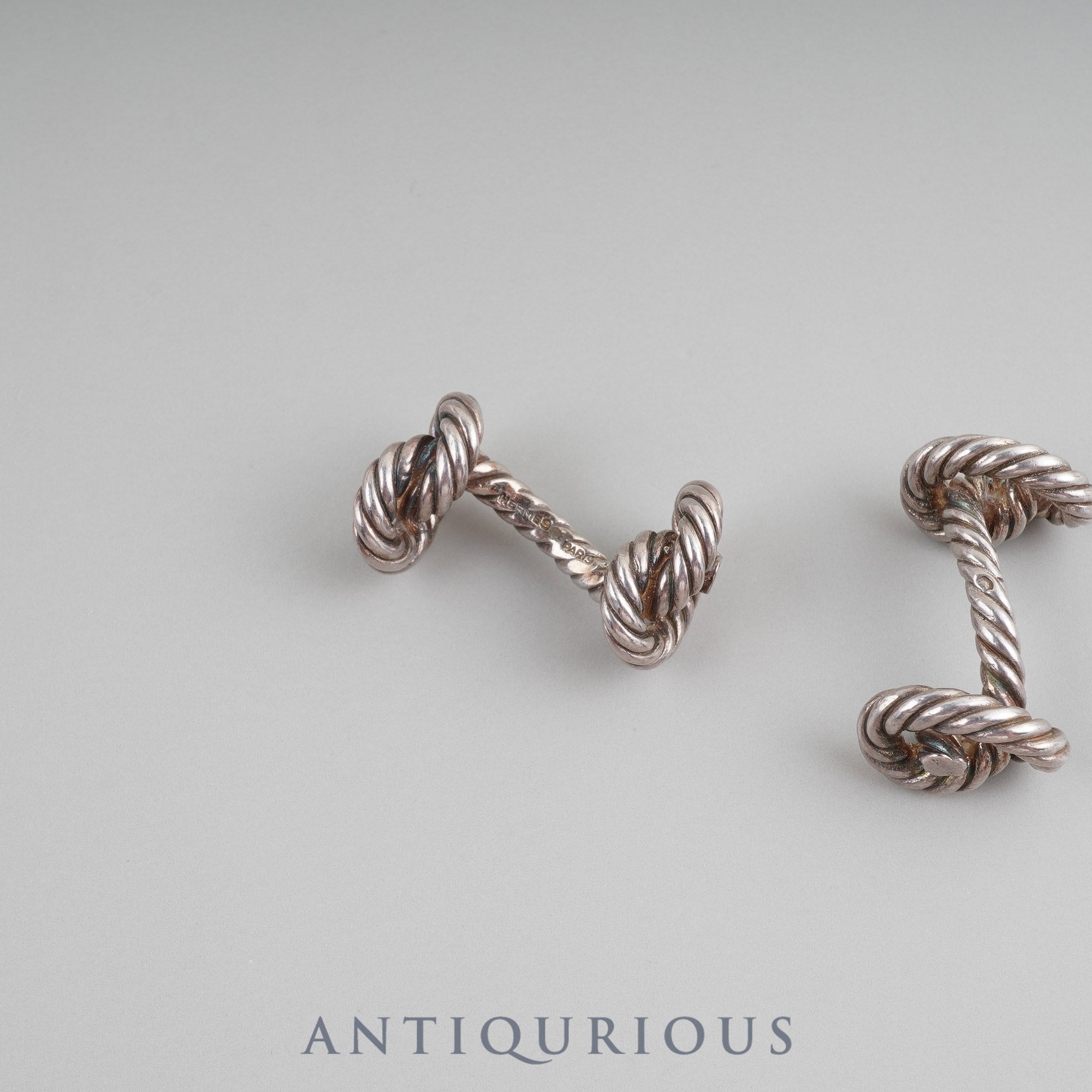 エルメス カフリンクス ロープモチーフ SV925