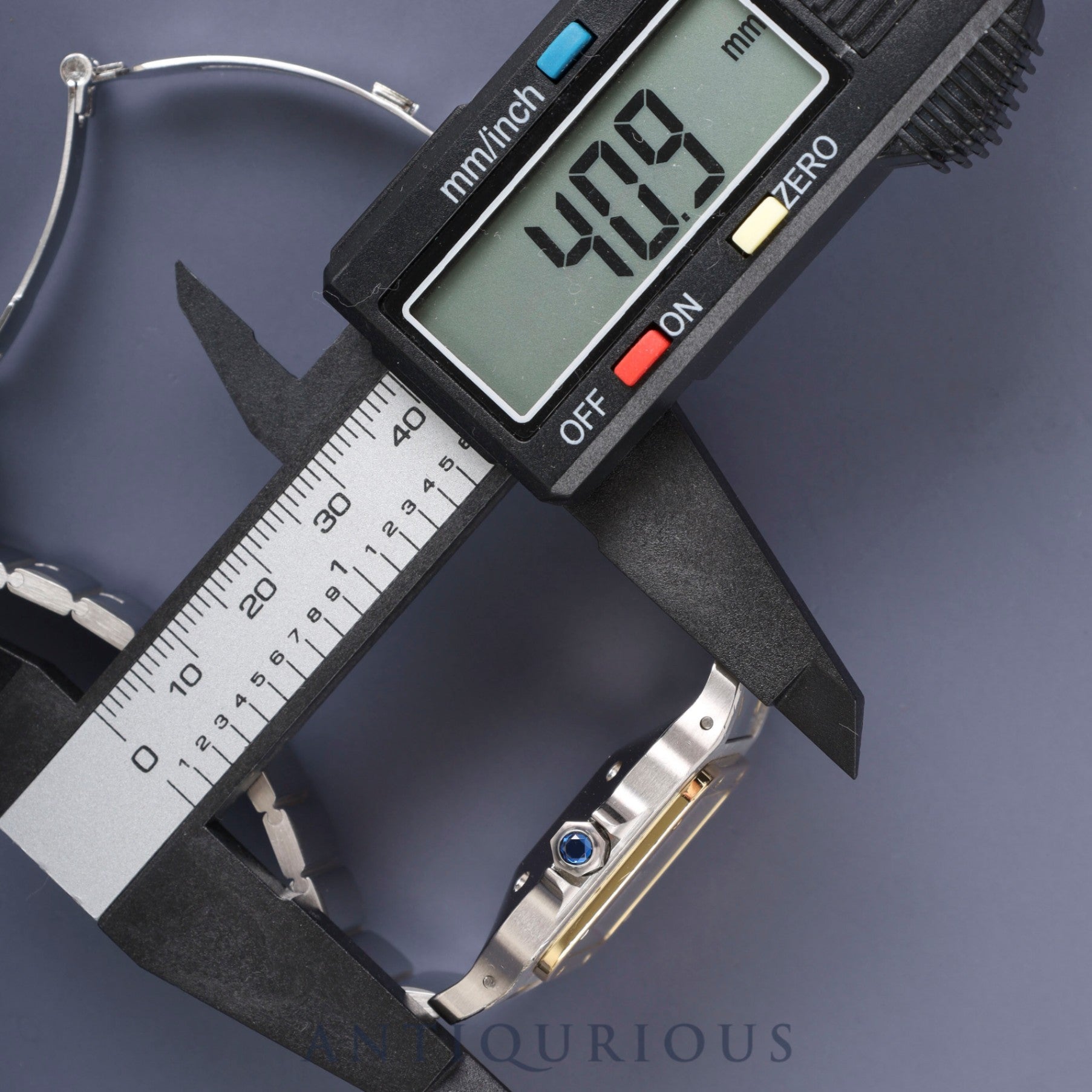 Cartier Santos Galbee LM 2961 Automatic SS/YG SS/YG White Roman dial Complete service (full maintenance) completed at Cartier boutique