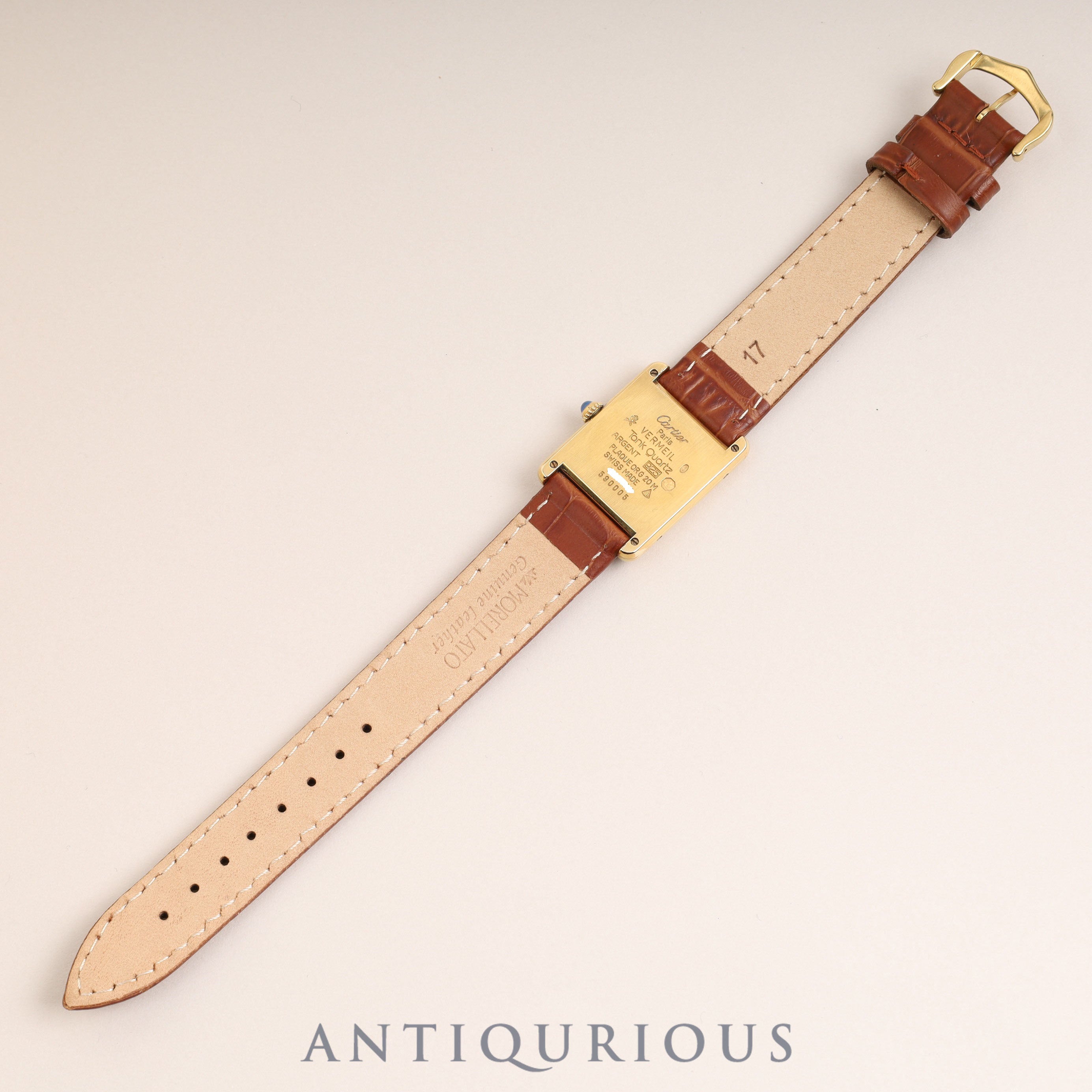 カルティエ マストタンク LM QZ トリニティ文字盤 箱 保証書付き