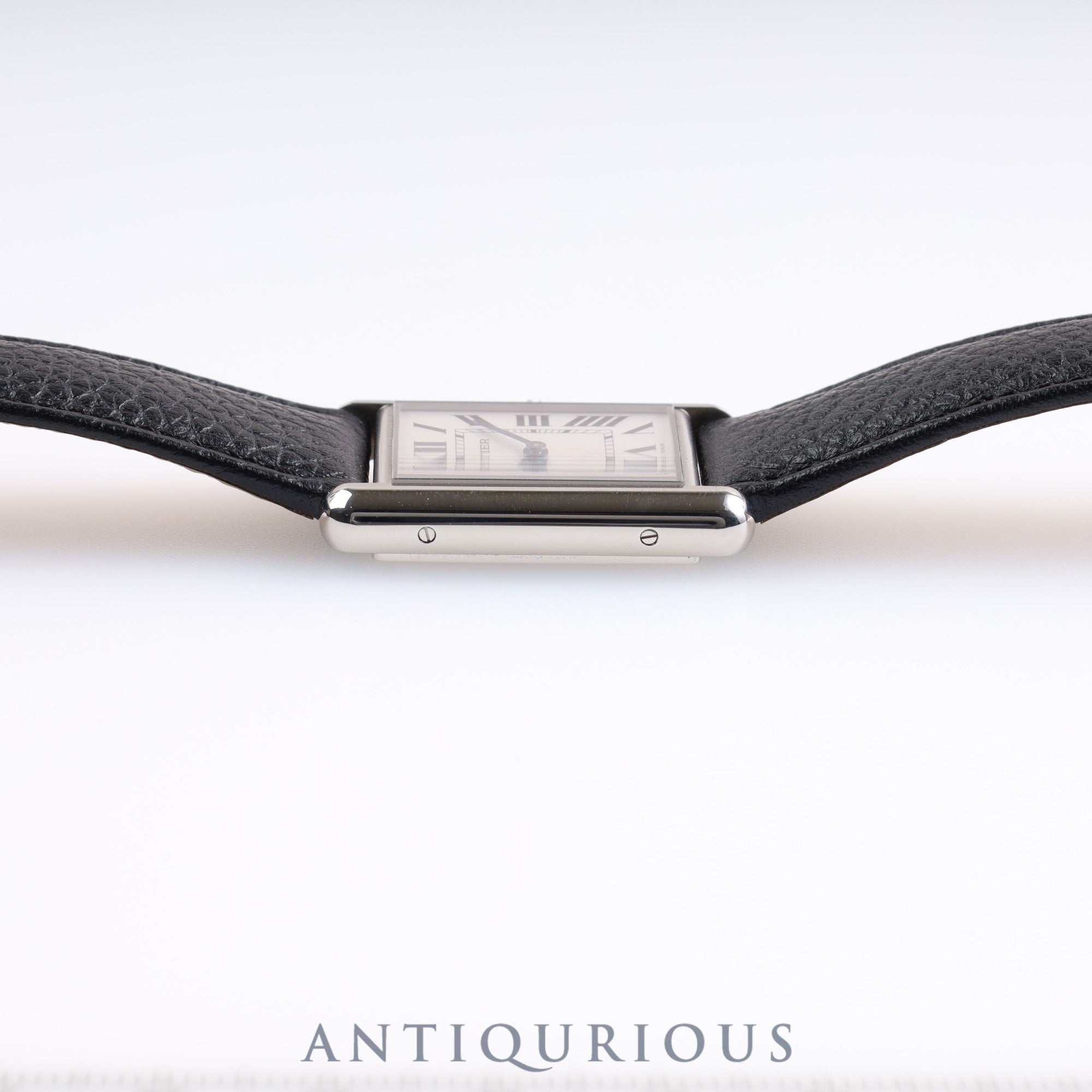 カルティエ タンクマスト LM QZ WSTA0041 / 4323 SS 革 純正ベルト 純正尾錠 シルバー文字盤 箱 保証書(2022年)