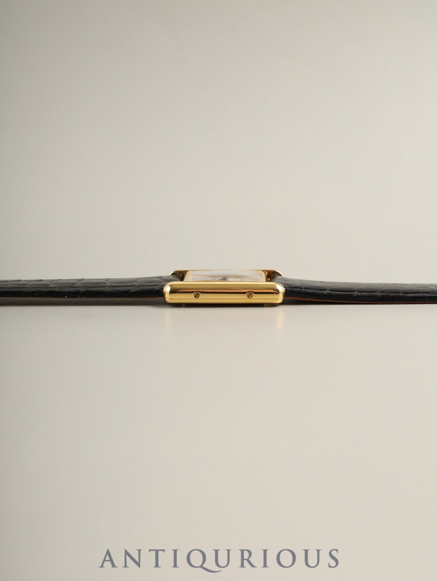 カルティエ マストタンク SM 5057001 クォーツ Cal.057 SV925 革 純正ピンバックル(GP)オパラン文字盤(SWISS表記)オーバーホール済み 新品仕上げ済み