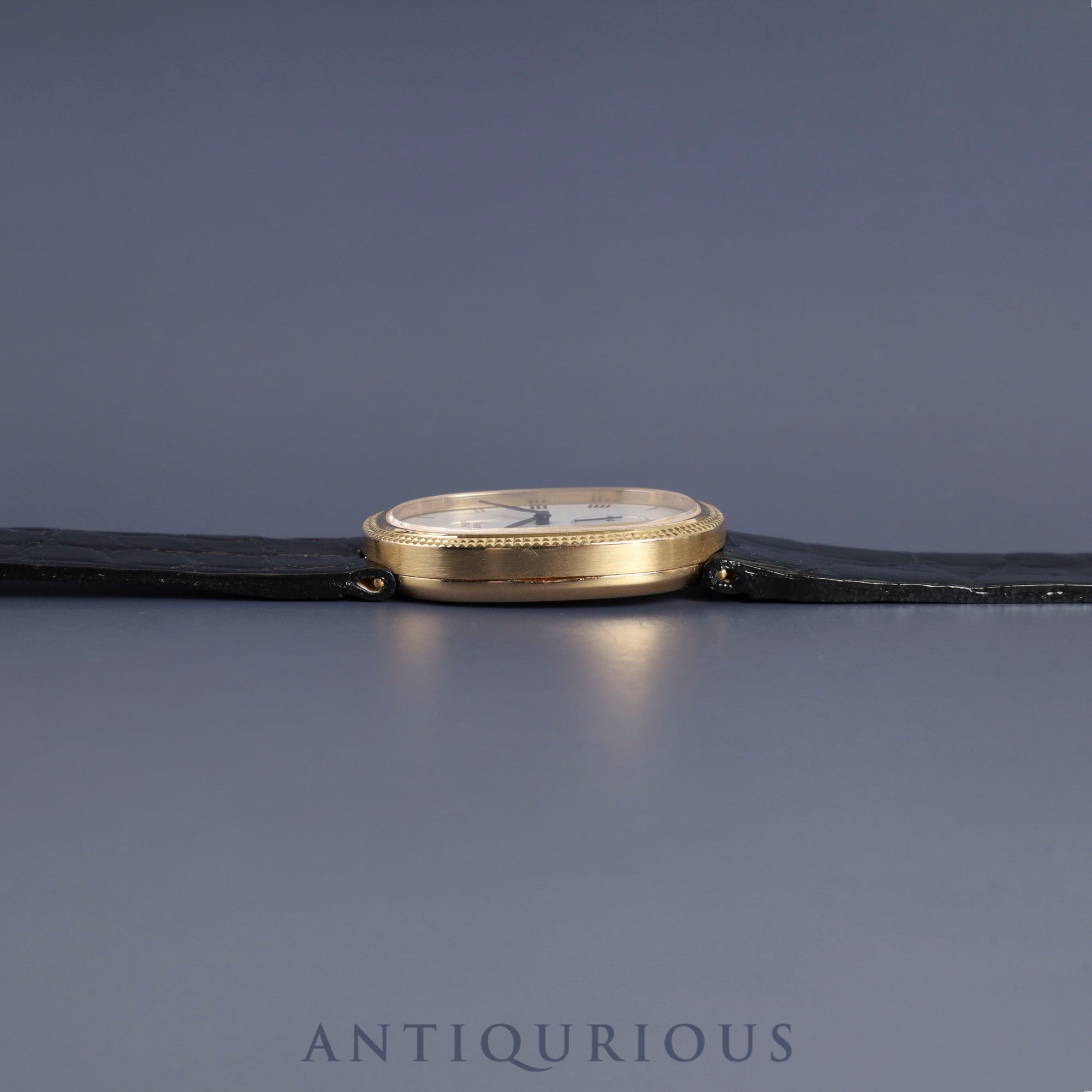 Patek Philippe Golden Ellipse 3989J Manual winding Cal.215 750 Leather Genuine buckle (750) White Roman dial Overhauled